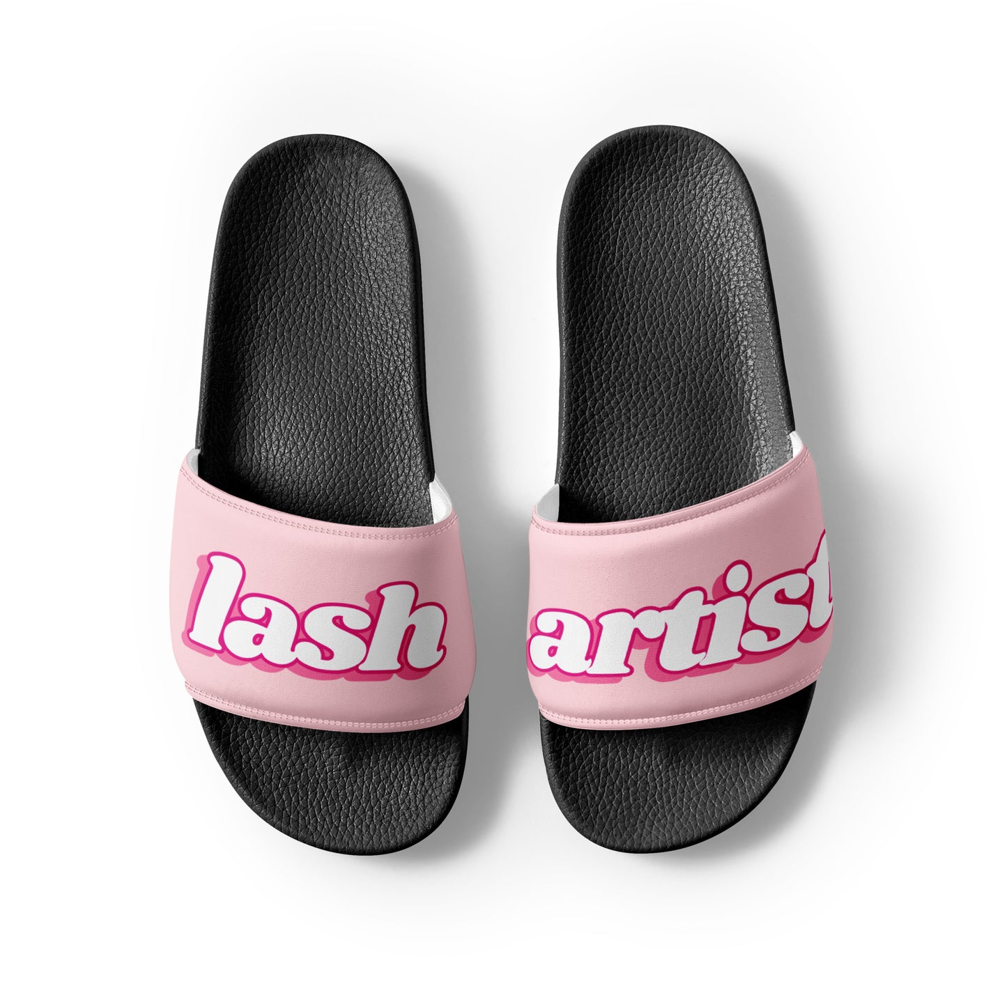 Lash Artist Women’s Slides (Pinky/Black)