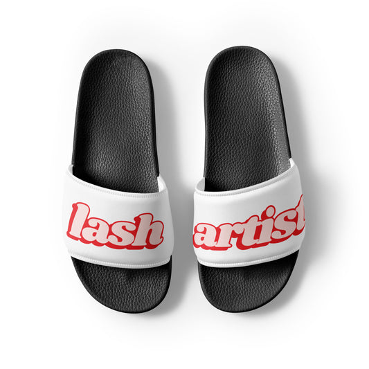 Lash Artist Women’s Slides (Hot Red/Black)