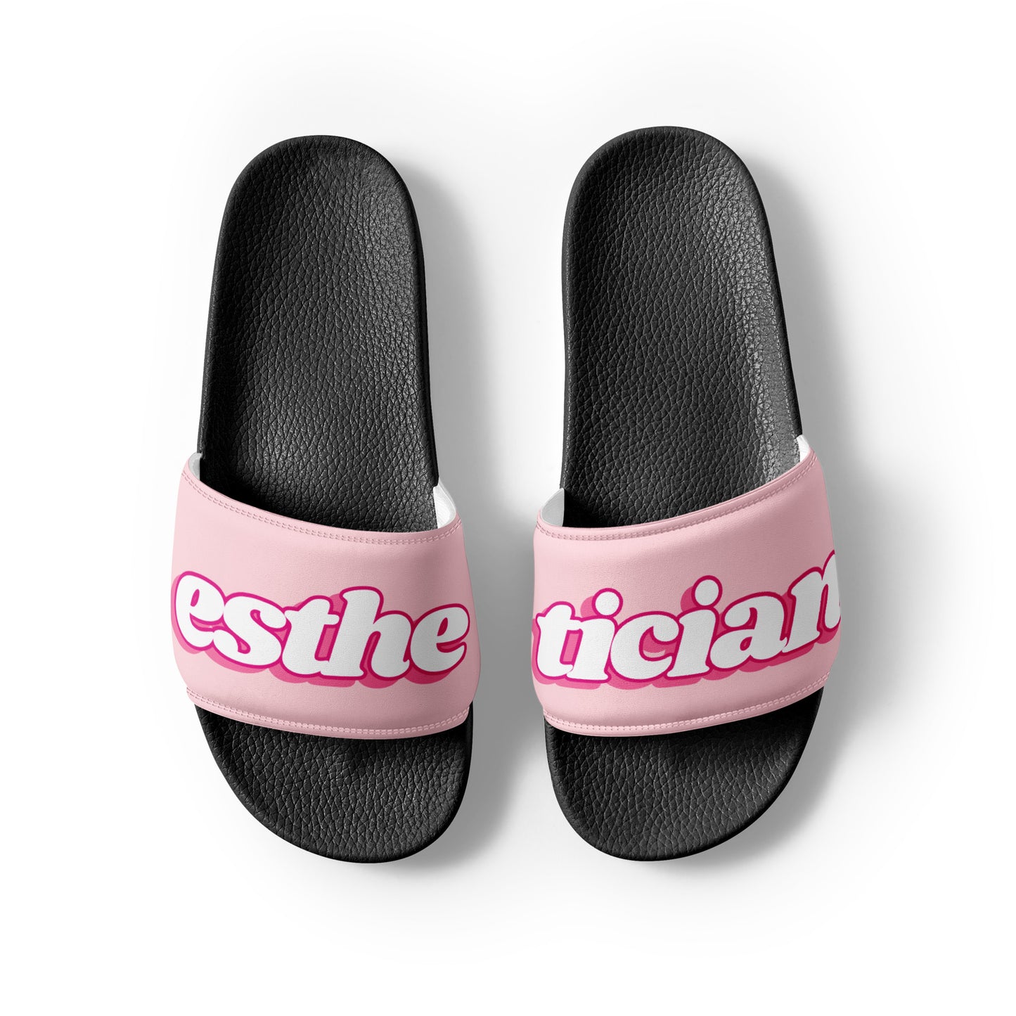 Esthetican Women’s Slides (pink/black)