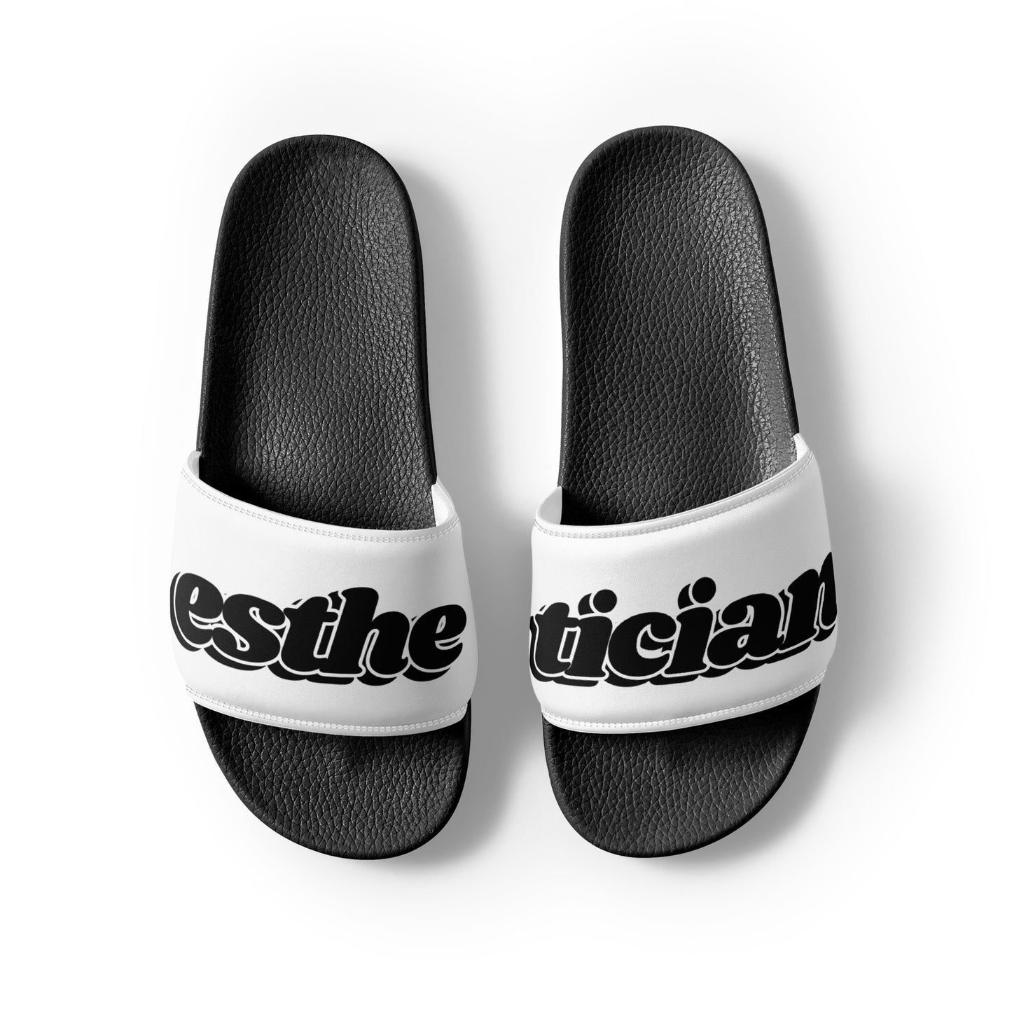 Esthetician Women’s Slide (White/Black Sole)