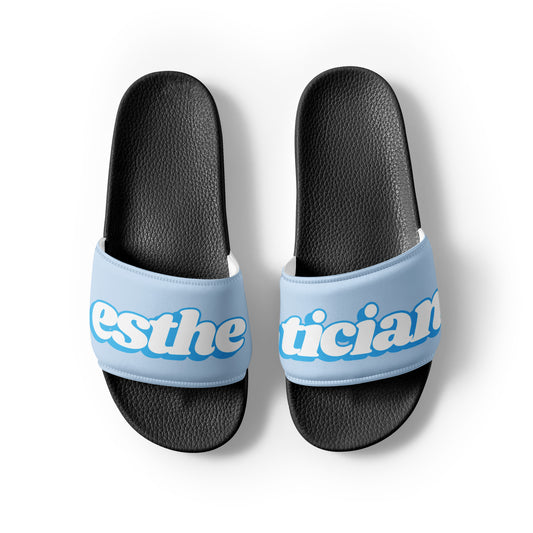 Esthetician Slides (Baby Blue/Black)