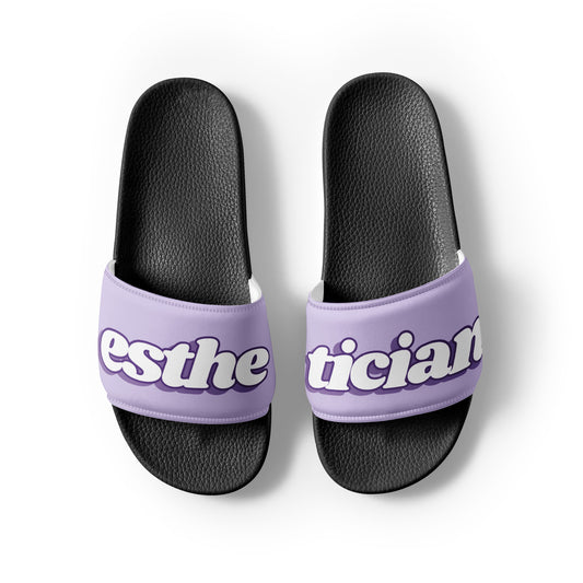 Esthetician Women’s Slides (Purple/Black)