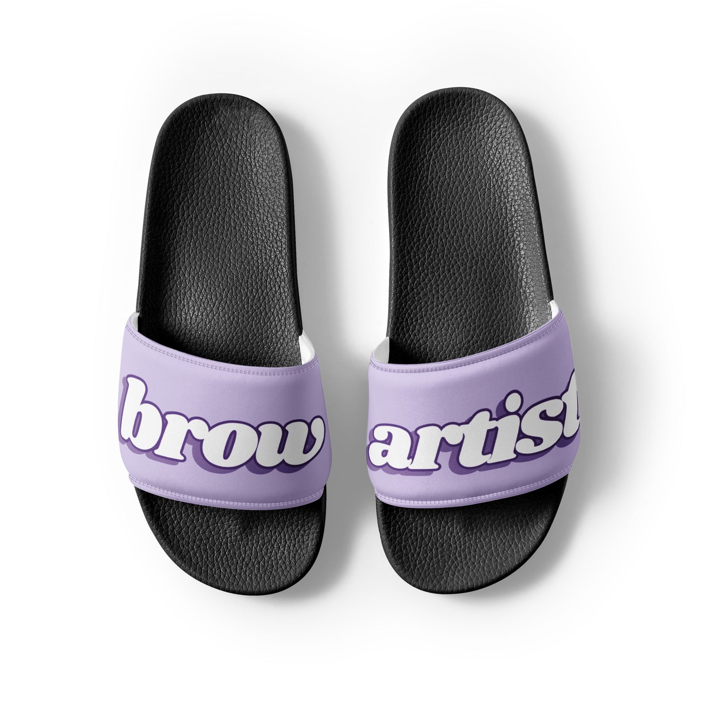 Brow Artist Women's Slides (Lavender/Black)