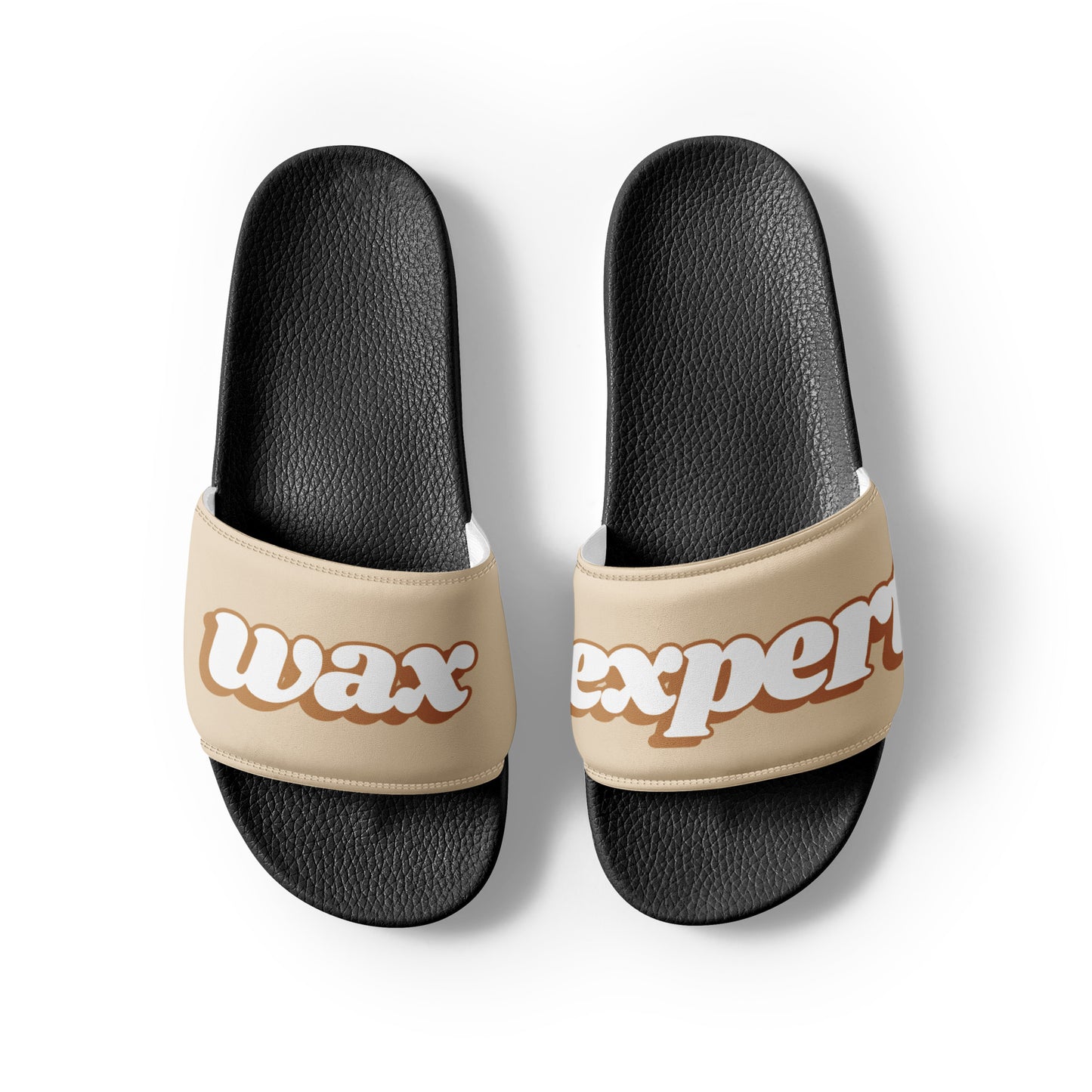 Wax Expert Women's Slides (Latte Brown/Black)