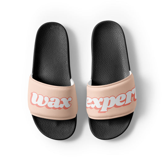 Wax Expert Women's Slides (Peach/Black)