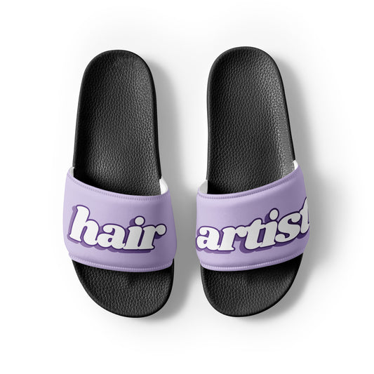 Hair Artist Women's Slides (Lavender/Black)