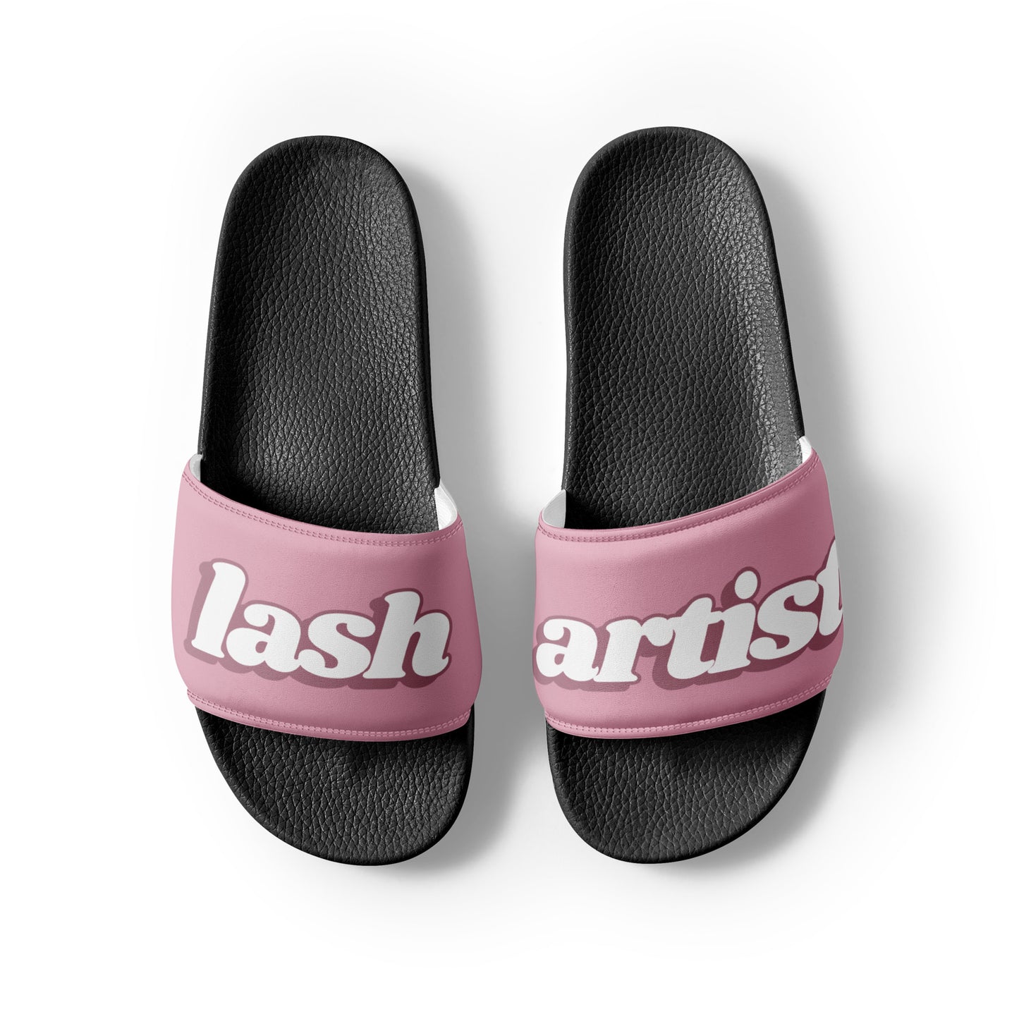 Lash Artist Women's Slides (Mauve/Black)