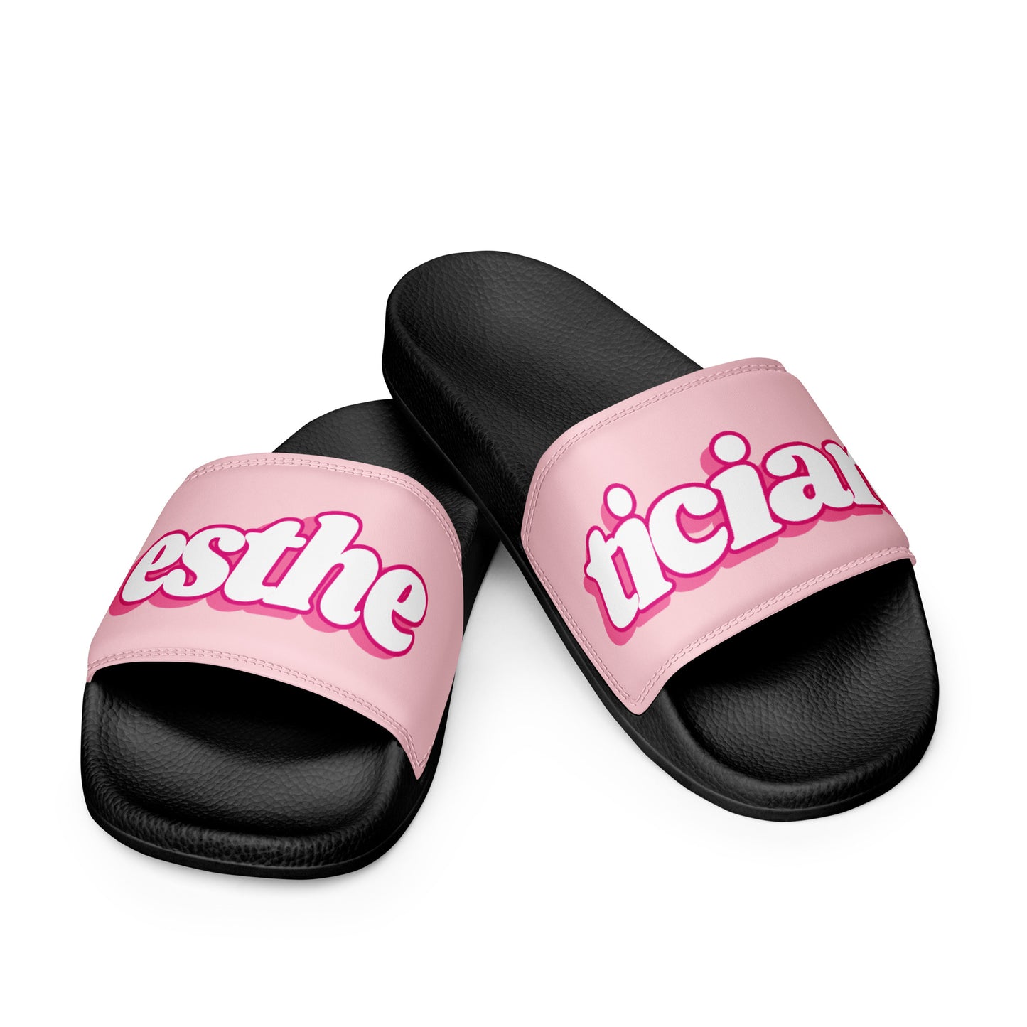 Esthetican Women’s Slides (pink/black)