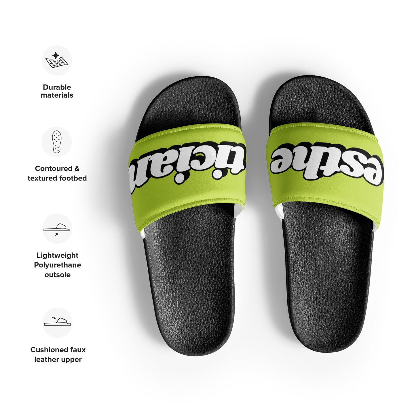 Esthetician Women’s Slides (Volt/Black)