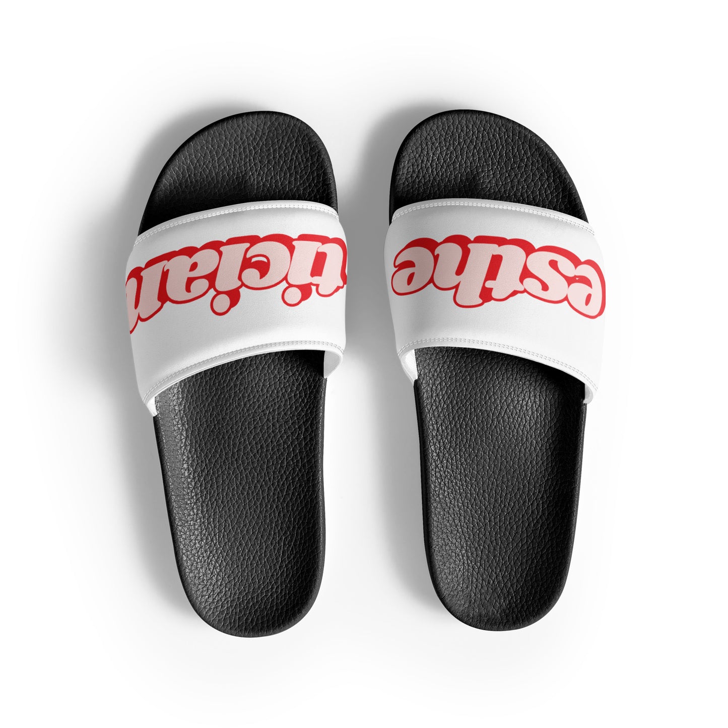 Esthetician Women’s Slides (Red/Black)