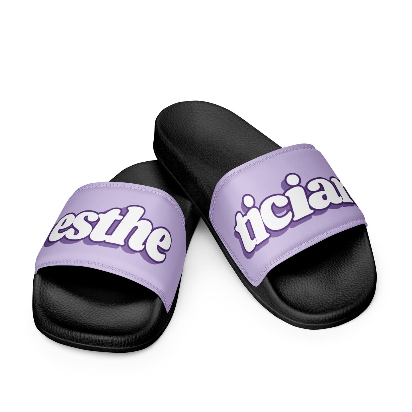 Esthetician Women’s Slides (Purple/Black)