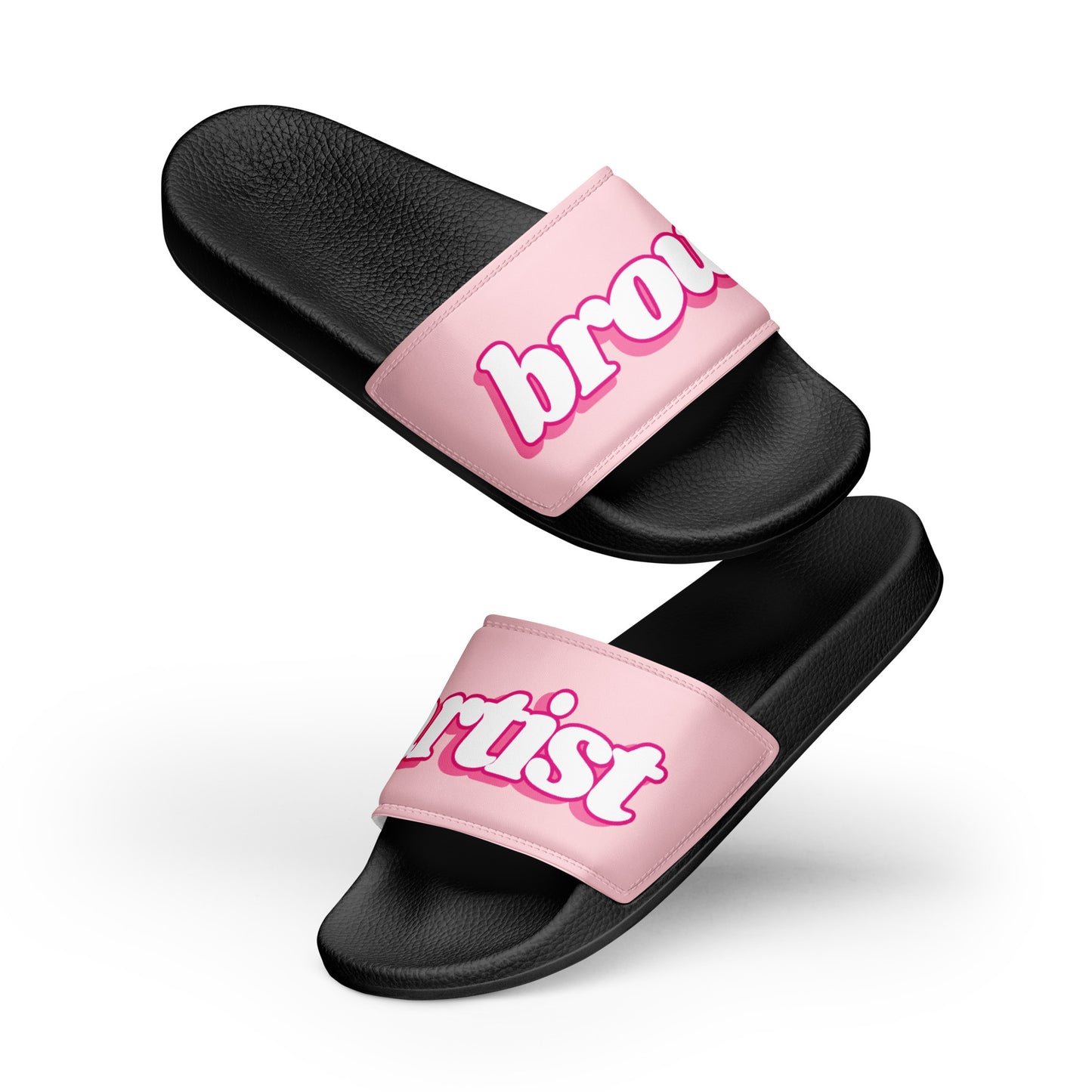 Brow Artist Women's Slides (Pink/Black)