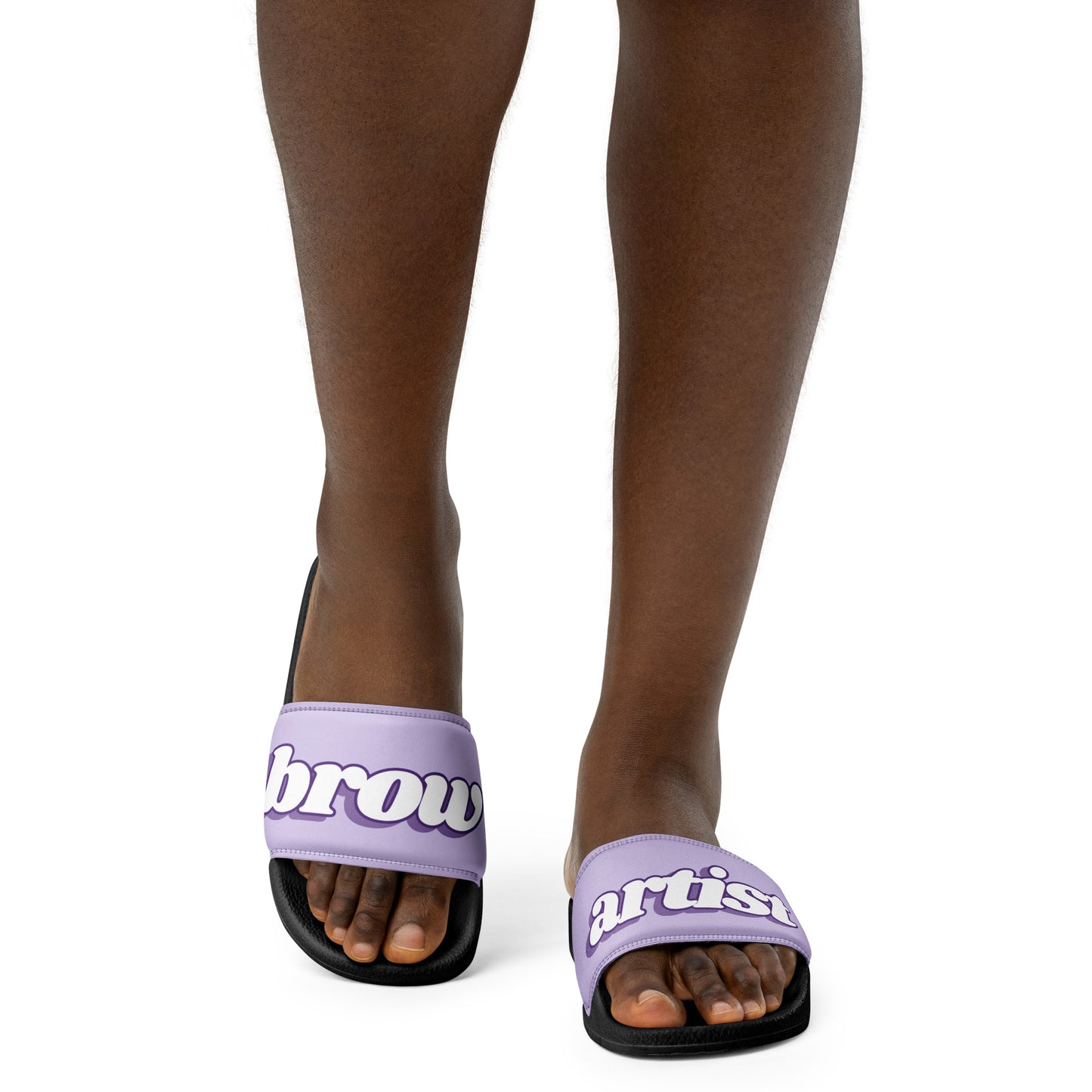 Brow Artist Women's Slides (Lavender/Black)