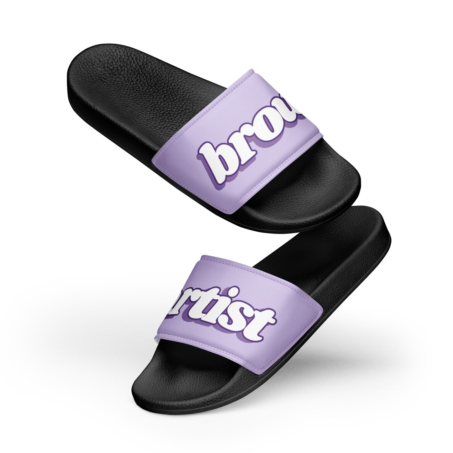 Brow Artist Women's Slides (Lavender/Black)