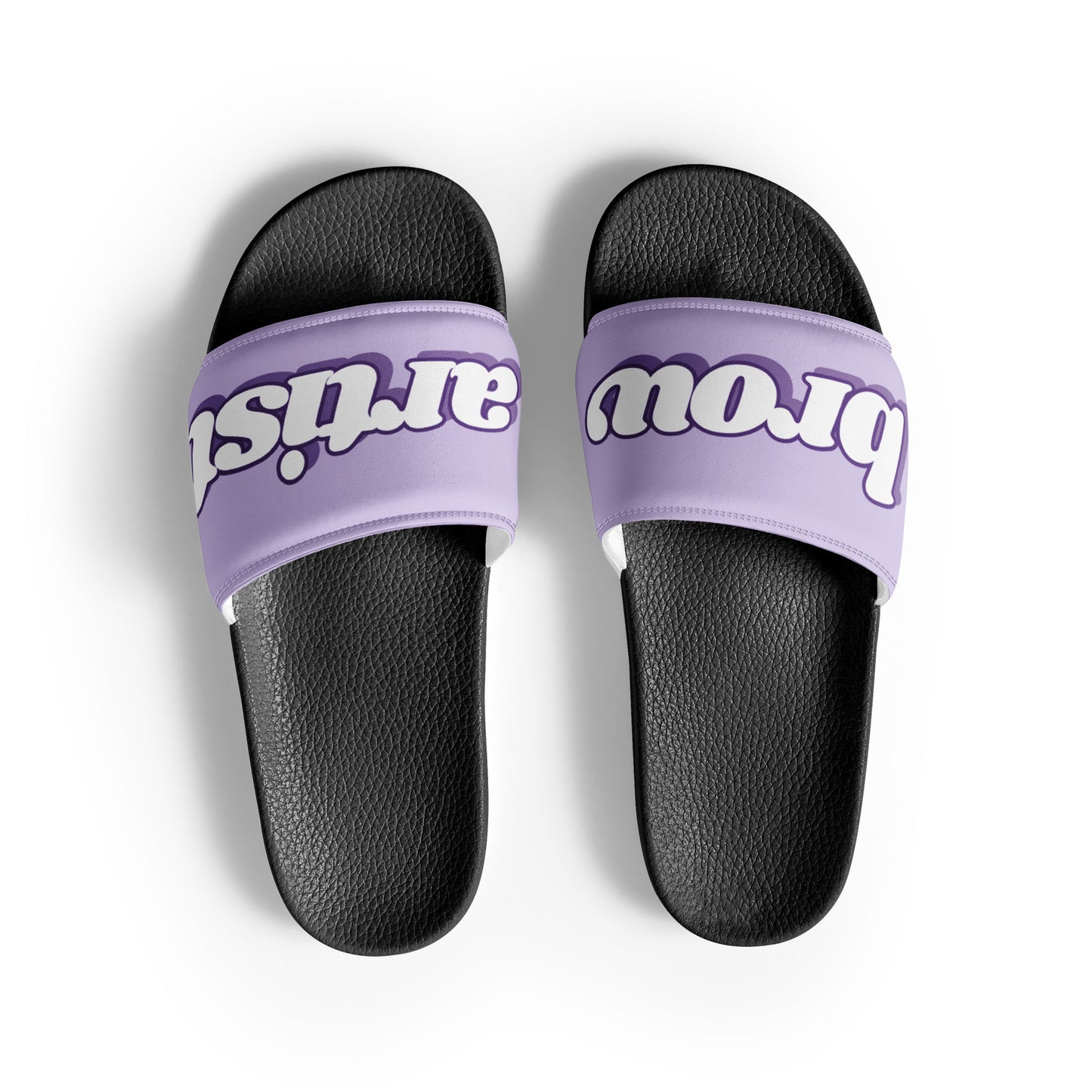 Brow Artist Women's Slides (Lavender/Black)