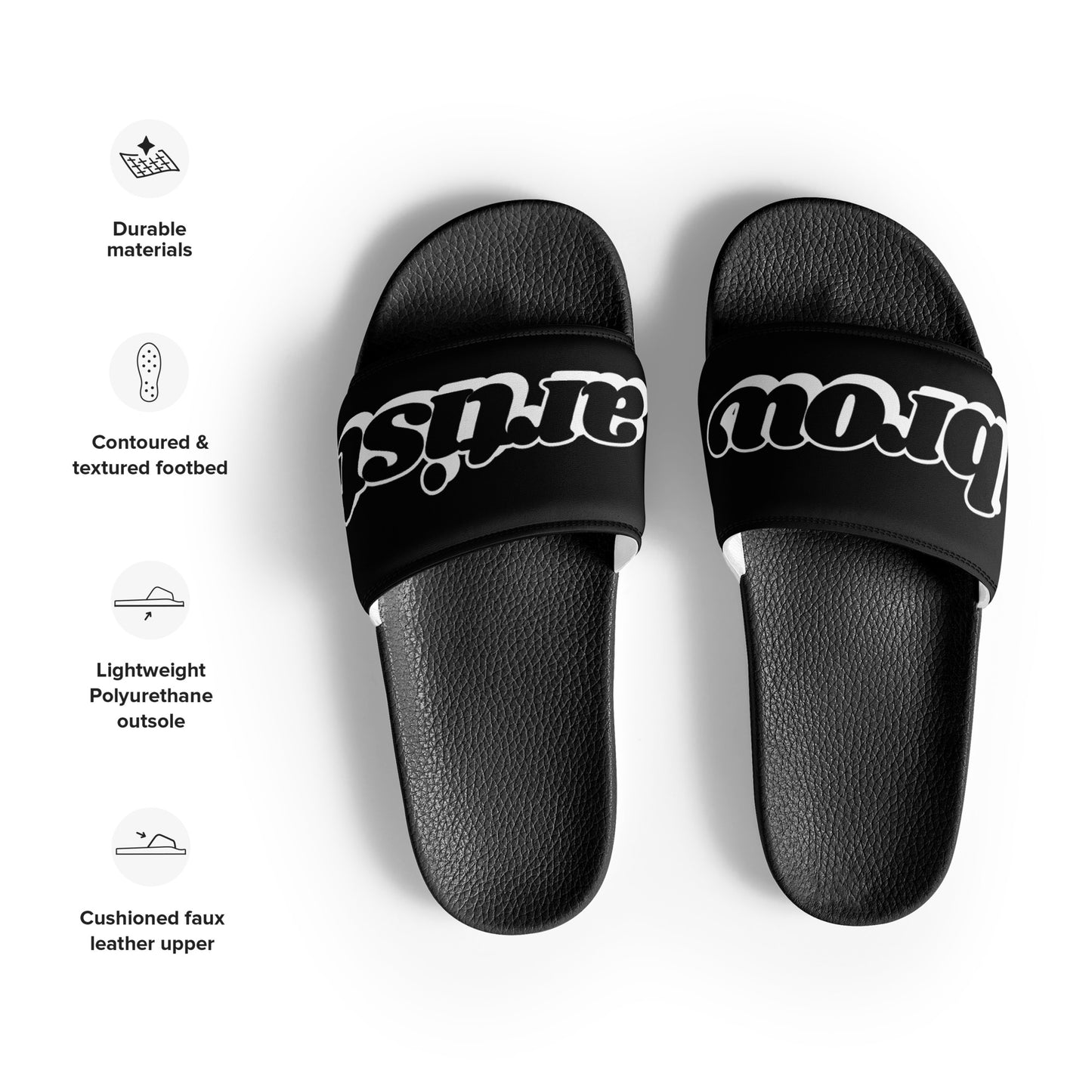 Brow Artist Women's Slides (Black/Black)