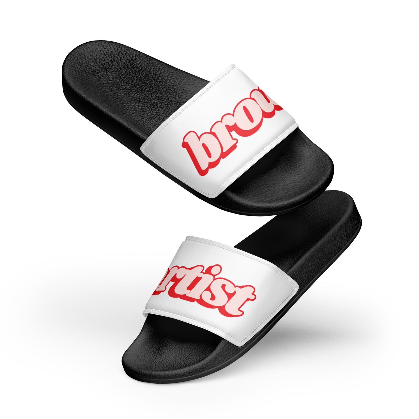 Brow Artist Women's Slides (Red/Black)