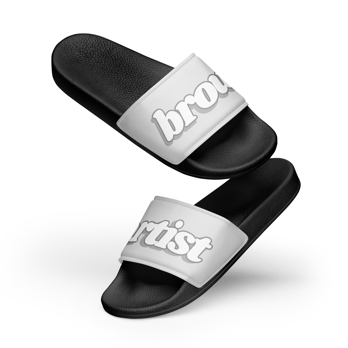 Brow Artist Women's Slides (Grey/Black)