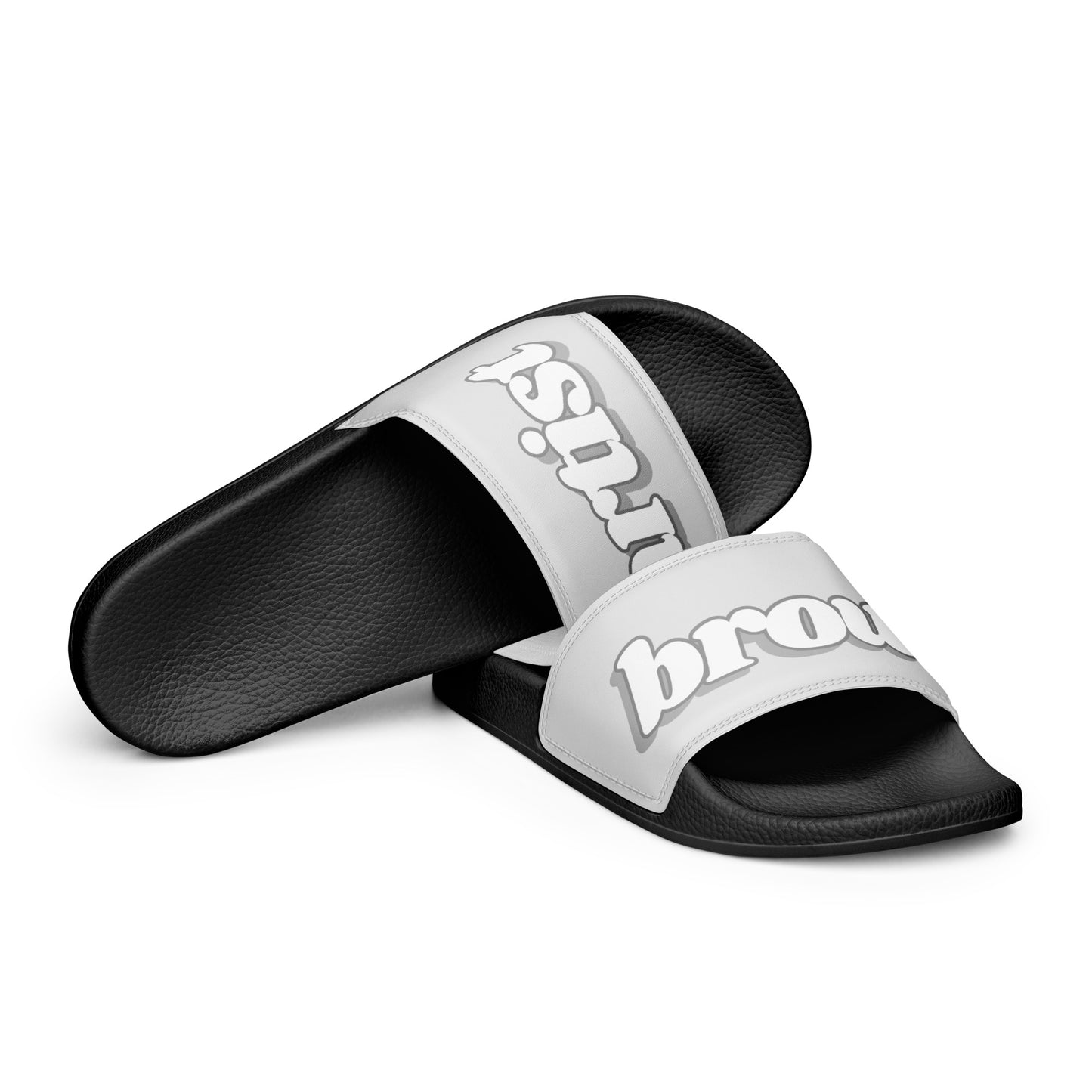 Brow Artist Women's Slides (Grey/Black)