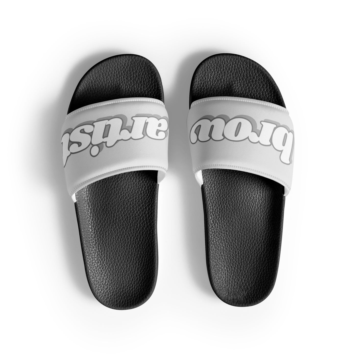 Brow Artist Women's Slides (Grey/Black)