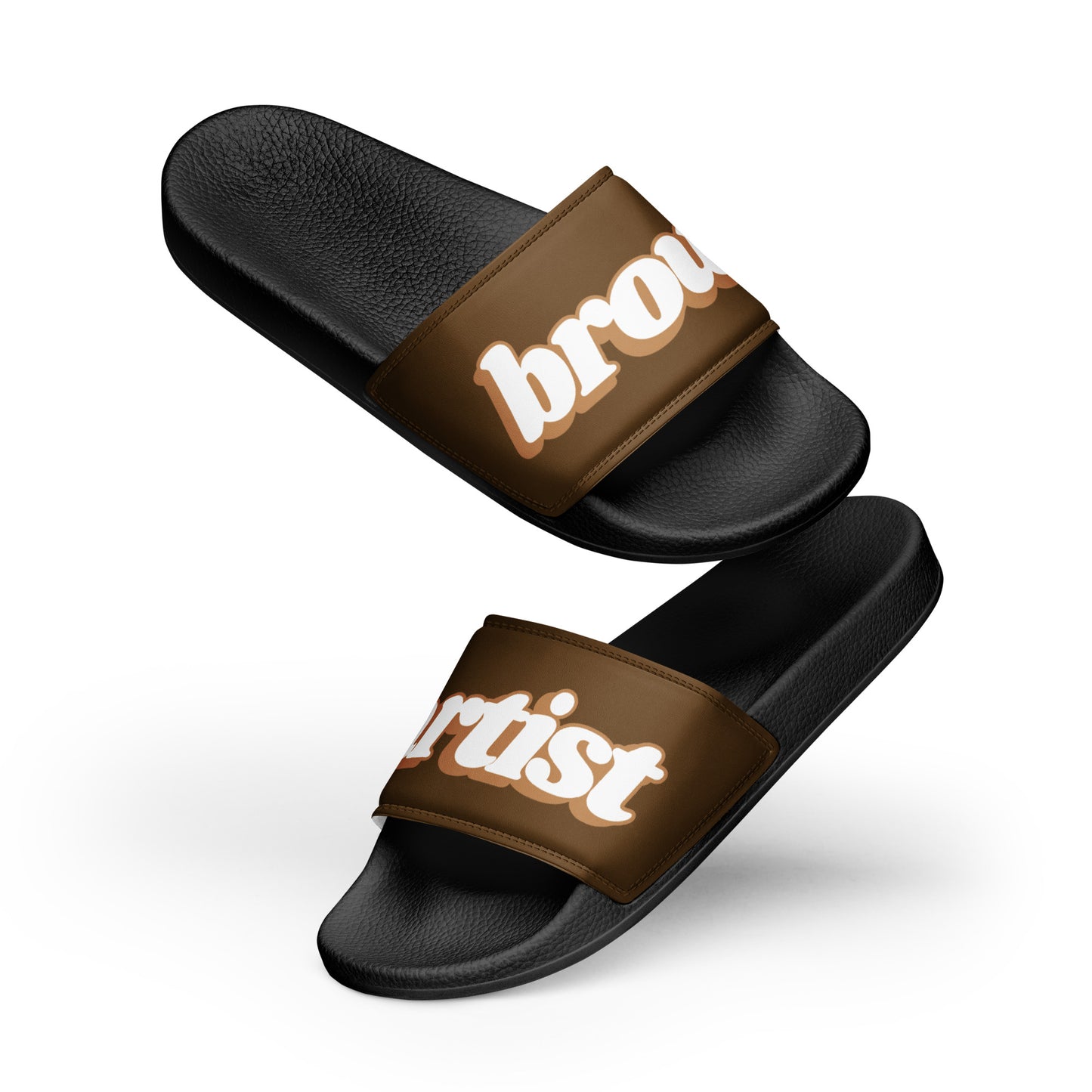 Brow Artist Women's Slides (Brown/Black)