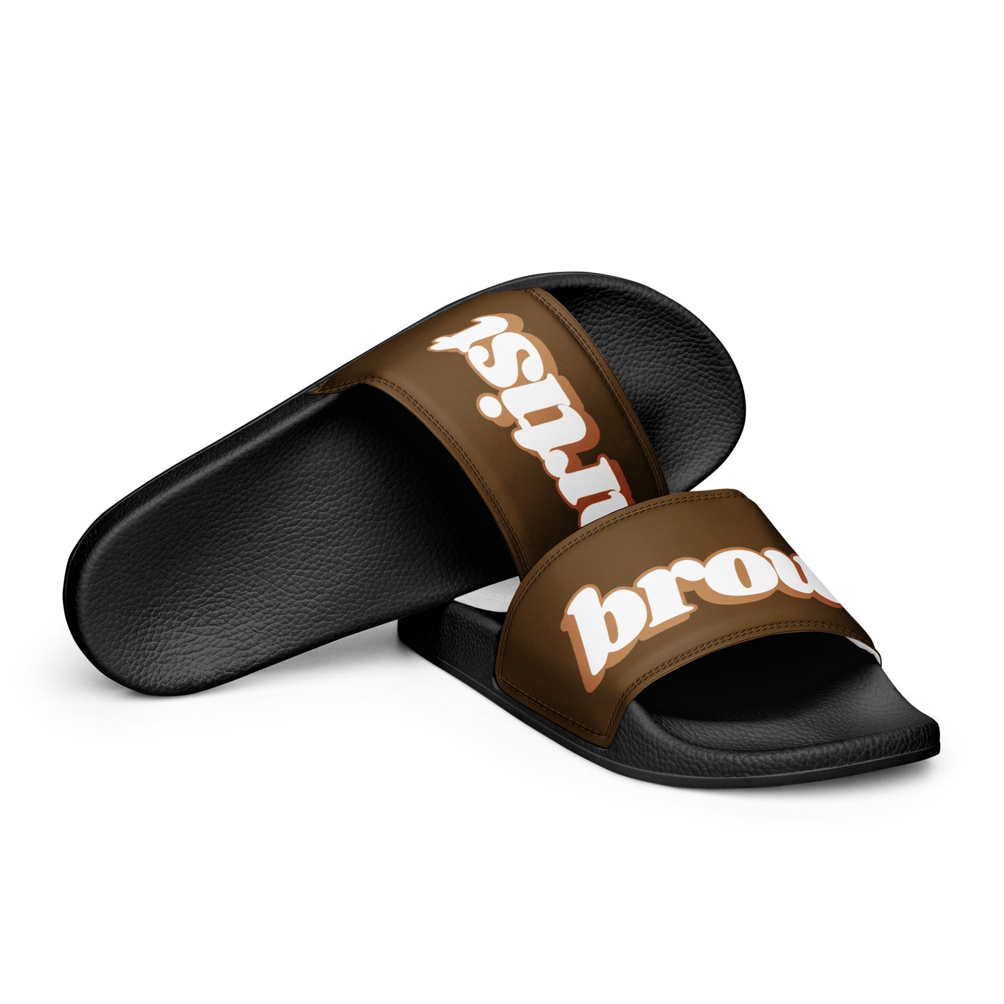 Brow Artist Women's Slides (Brown/Black)