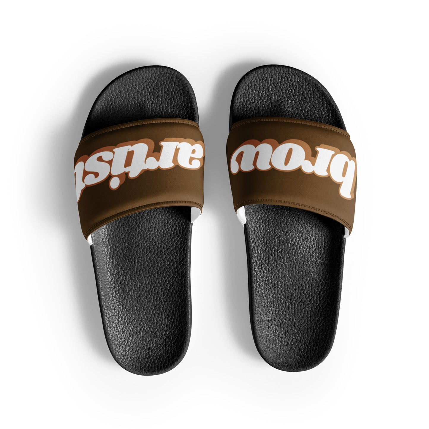 Brow Artist Women's Slides (Brown/Black)