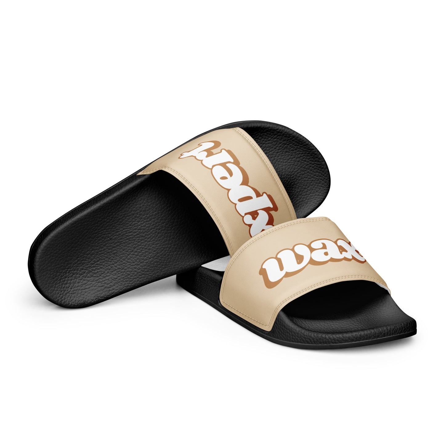 Wax Expert Women's Slides (Latte Brown/Black)