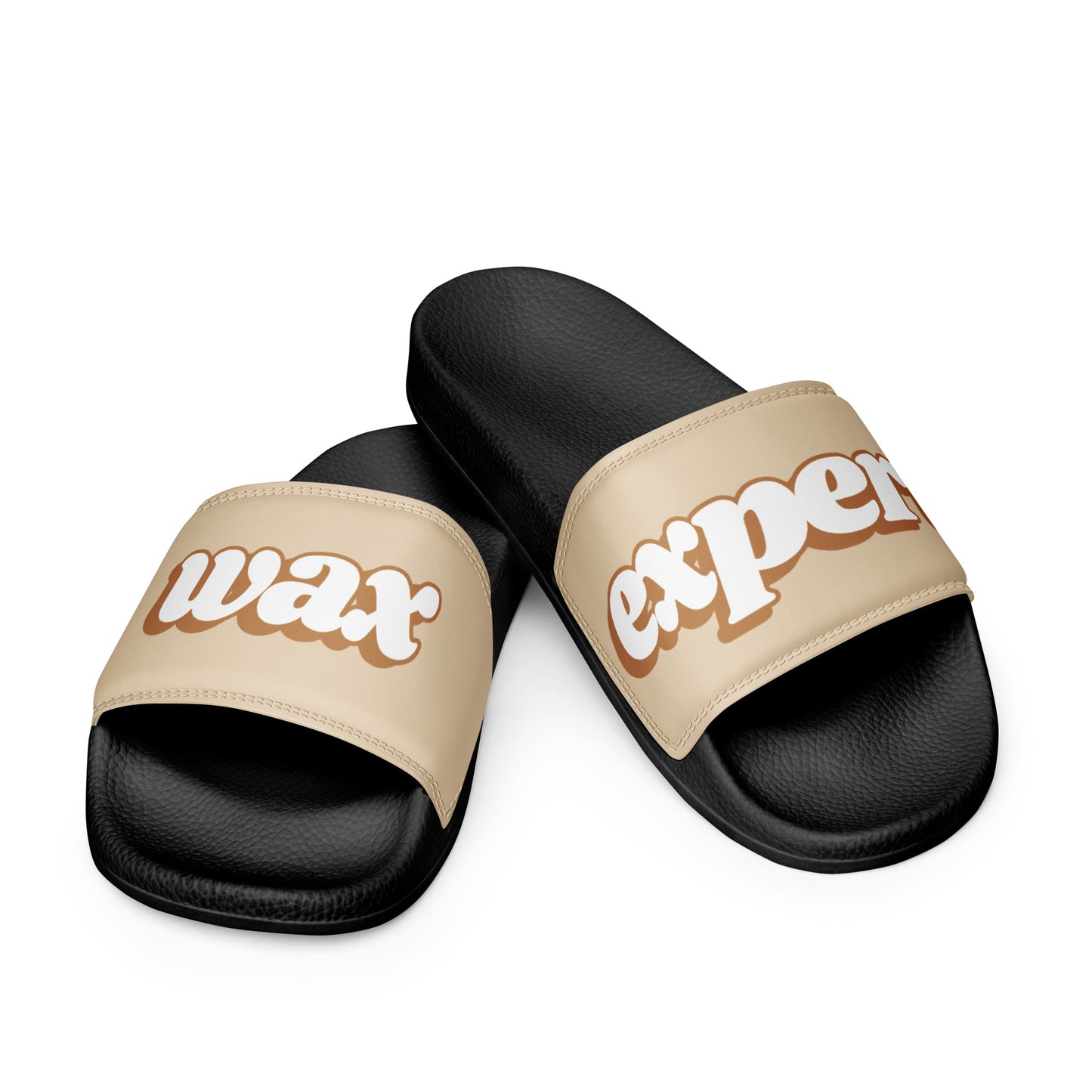 Wax Expert Women's Slides (Latte Brown/Black)