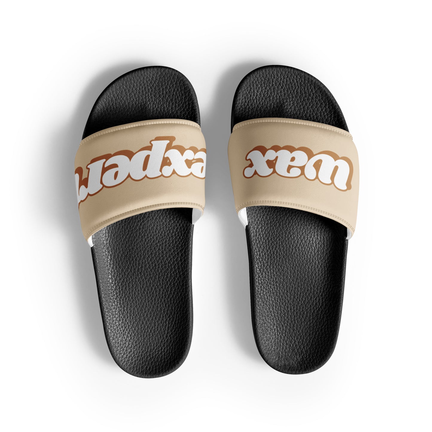 Wax Expert Women's Slides (Latte Brown/Black)