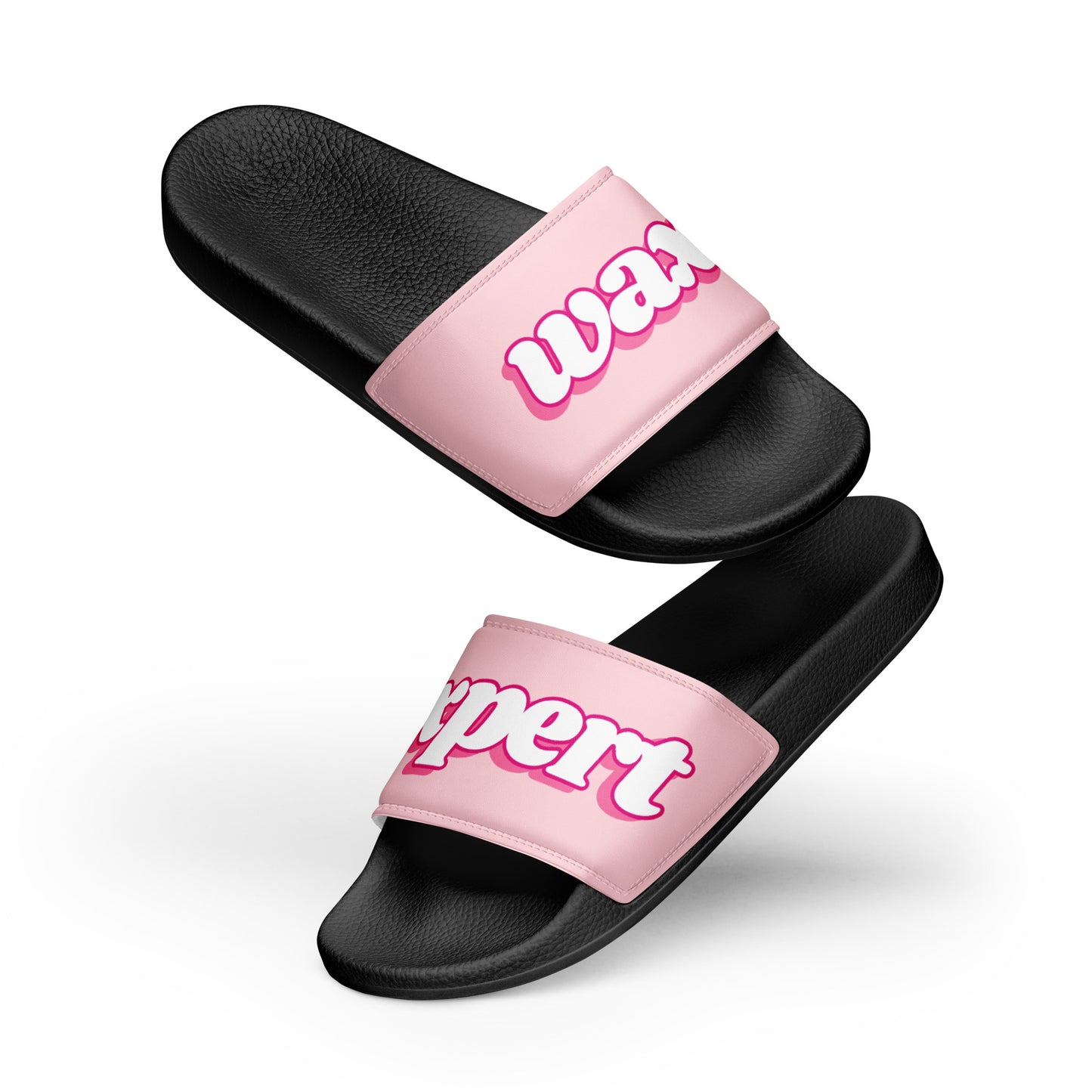 Wax Expert Women's slides (Pinky/Black)