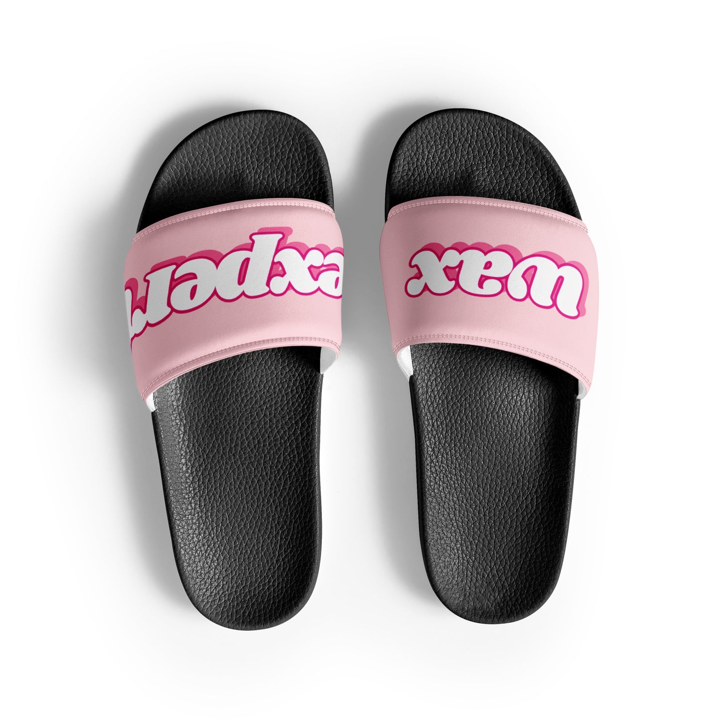 Wax Expert Women's slides (Pinky/Black)