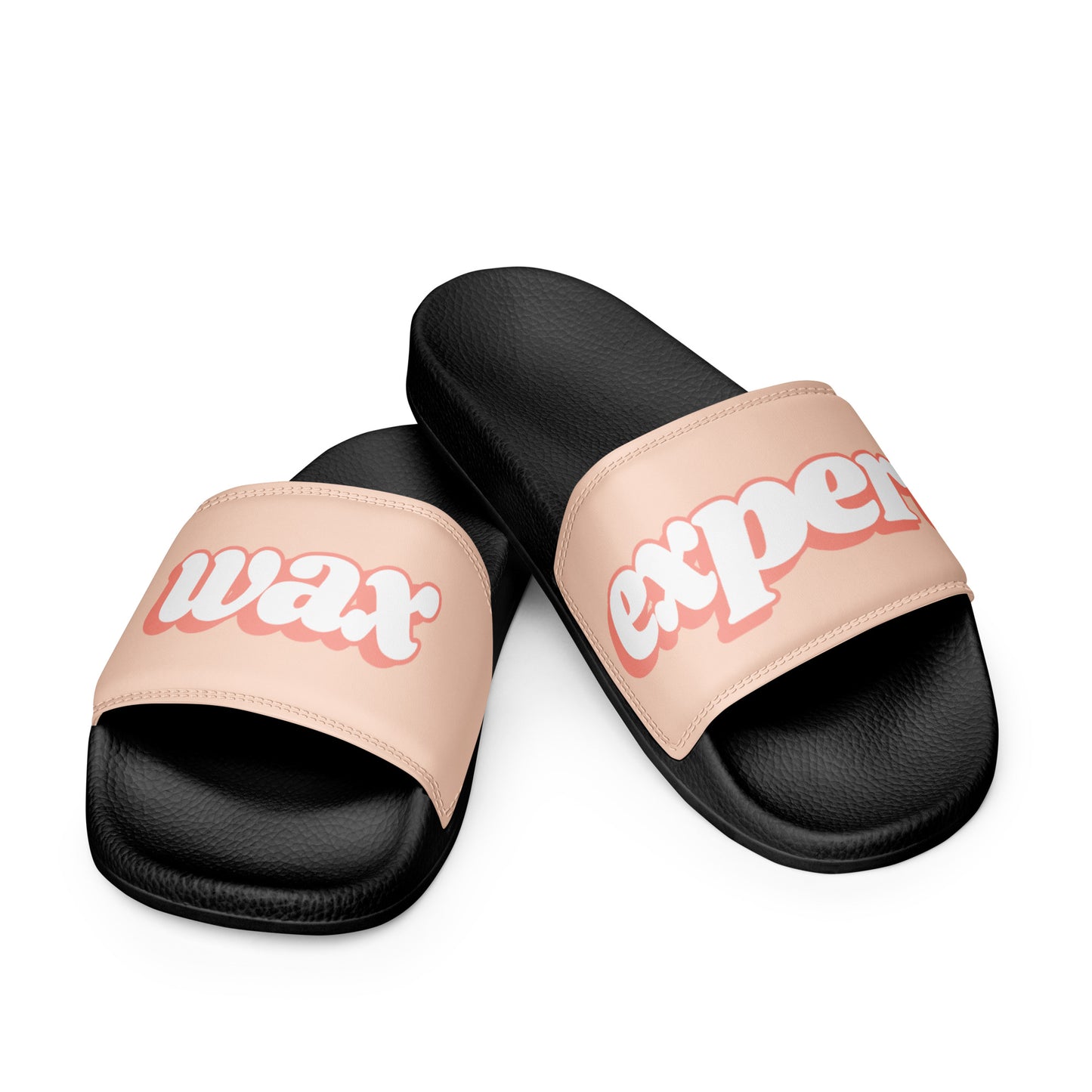 Wax Expert Women's Slides (Peach/Black)