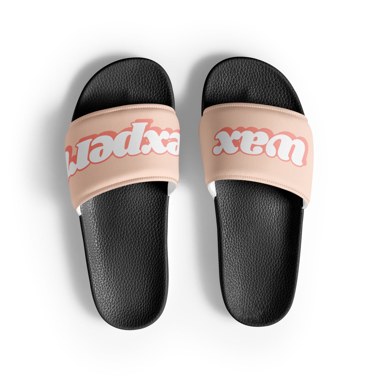 Wax Expert Women's Slides (Peach/Black)