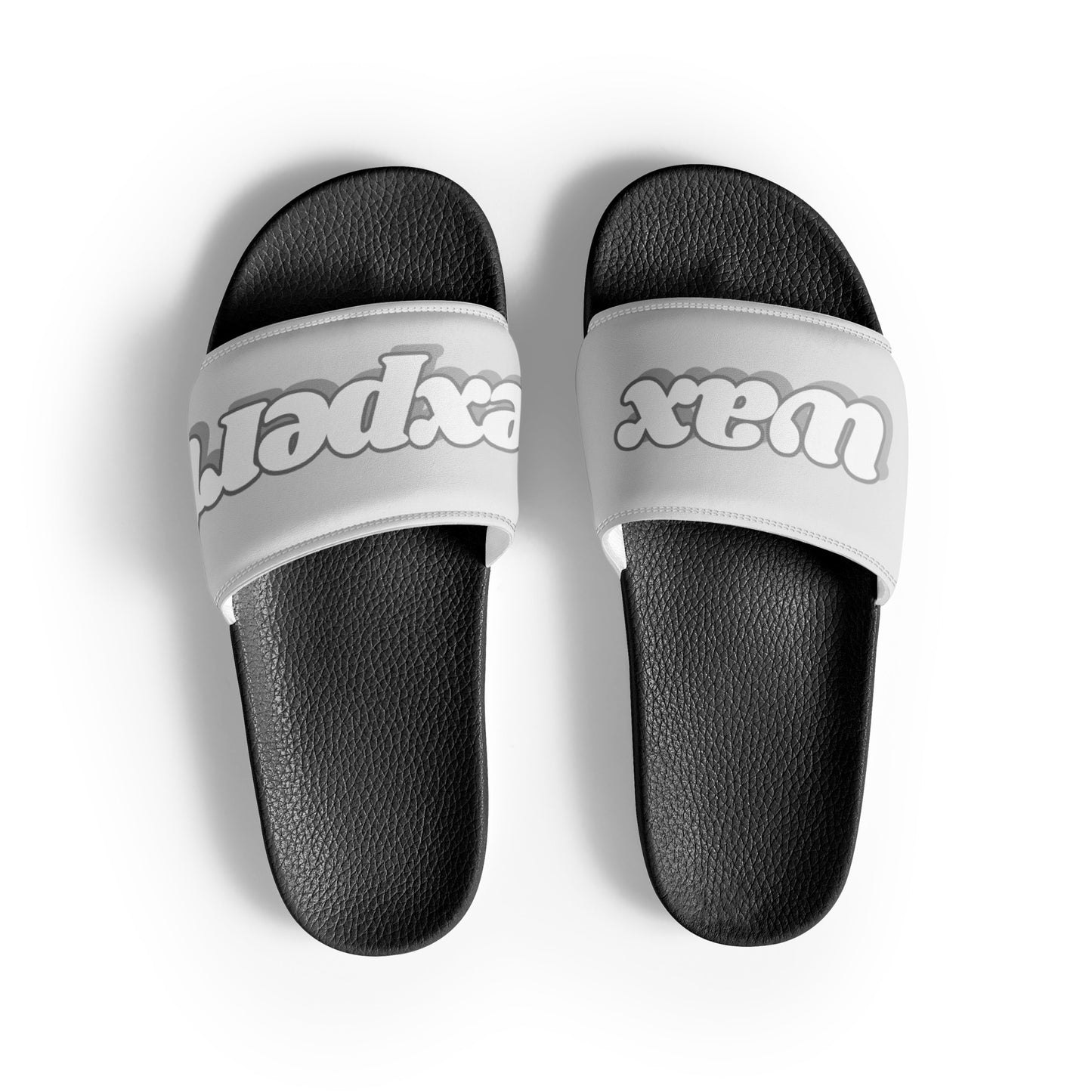 Wax Expert Women's Slides (Silver/Black)