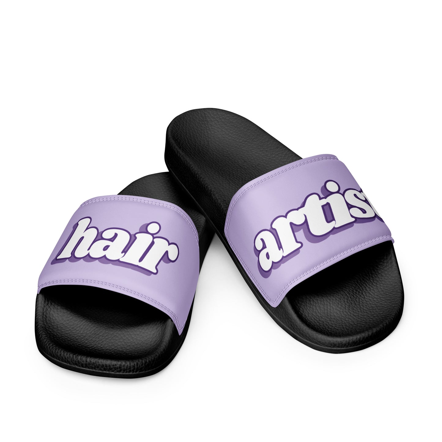 Hair Artist Women's Slides (Lavender/Black)