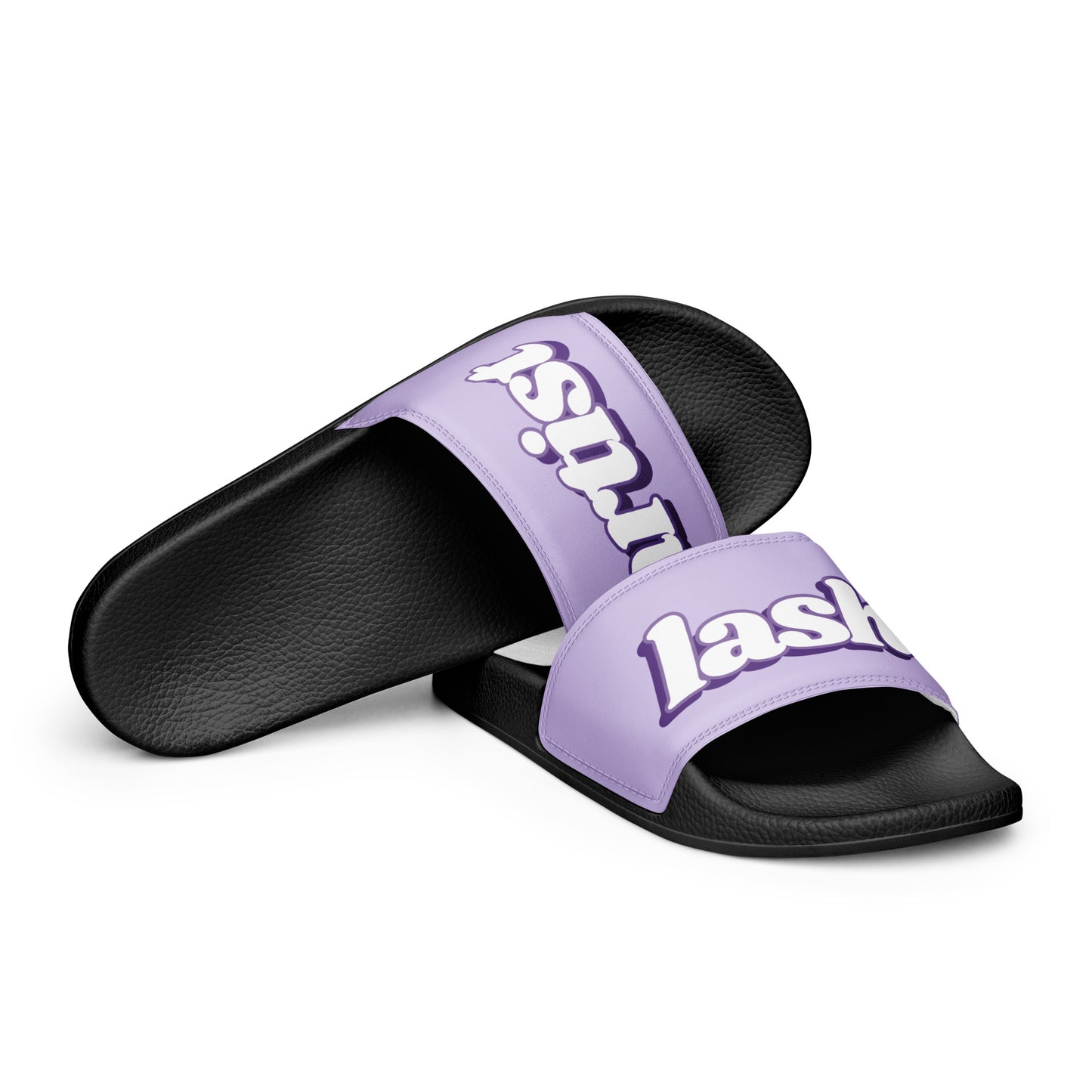 Lash Artist Women's Slides (Lavender/Black)