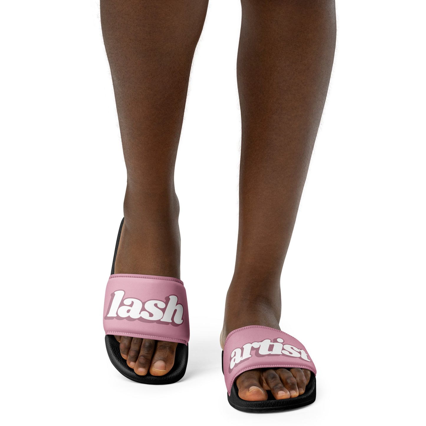 Lash Artist Women's Slides (Mauve/Black)