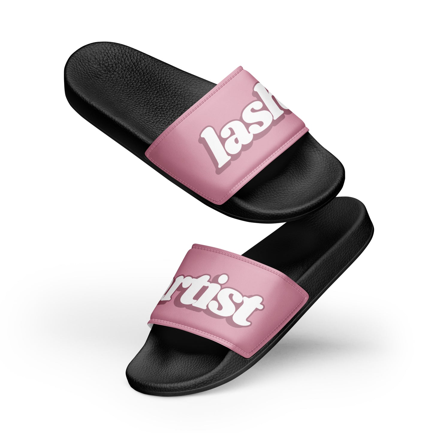 Lash Artist Women's Slides (Mauve/Black)