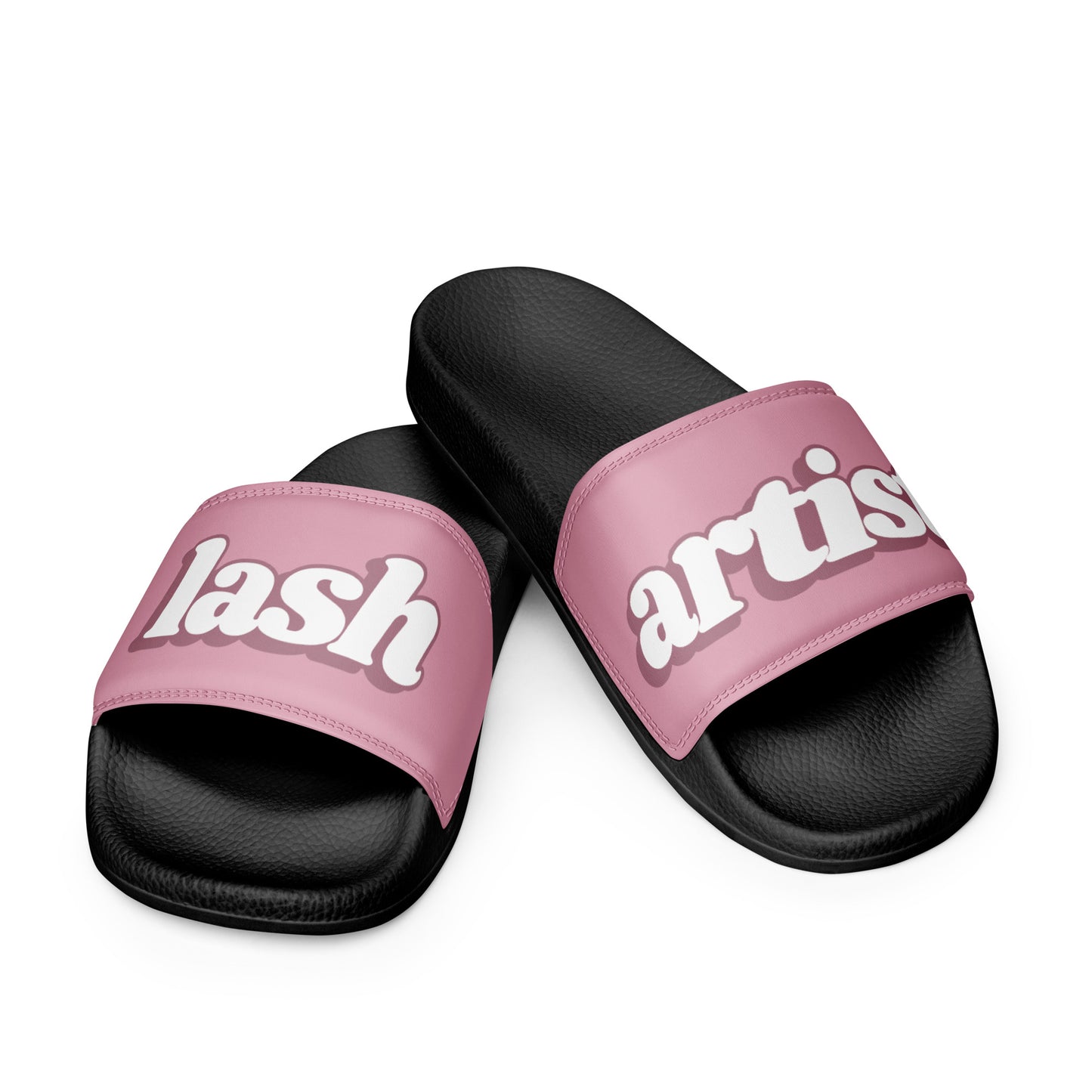 Lash Artist Women's Slides (Mauve/Black)