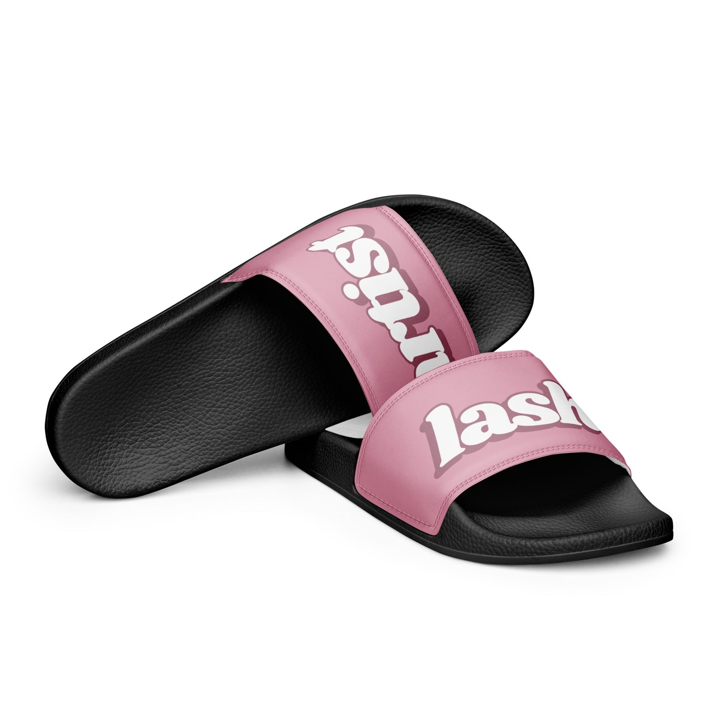 Lash Artist Women's Slides (Mauve/Black)