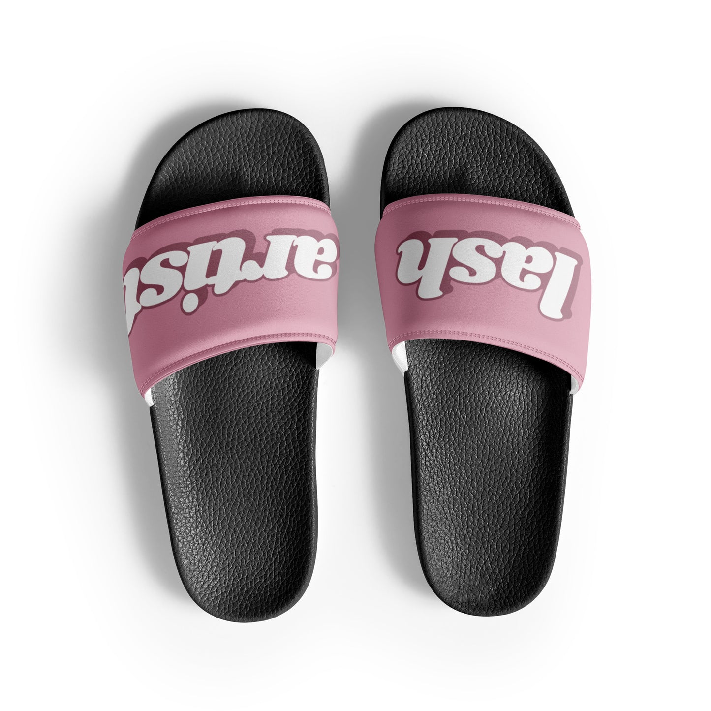 Lash Artist Women's Slides (Mauve/Black)