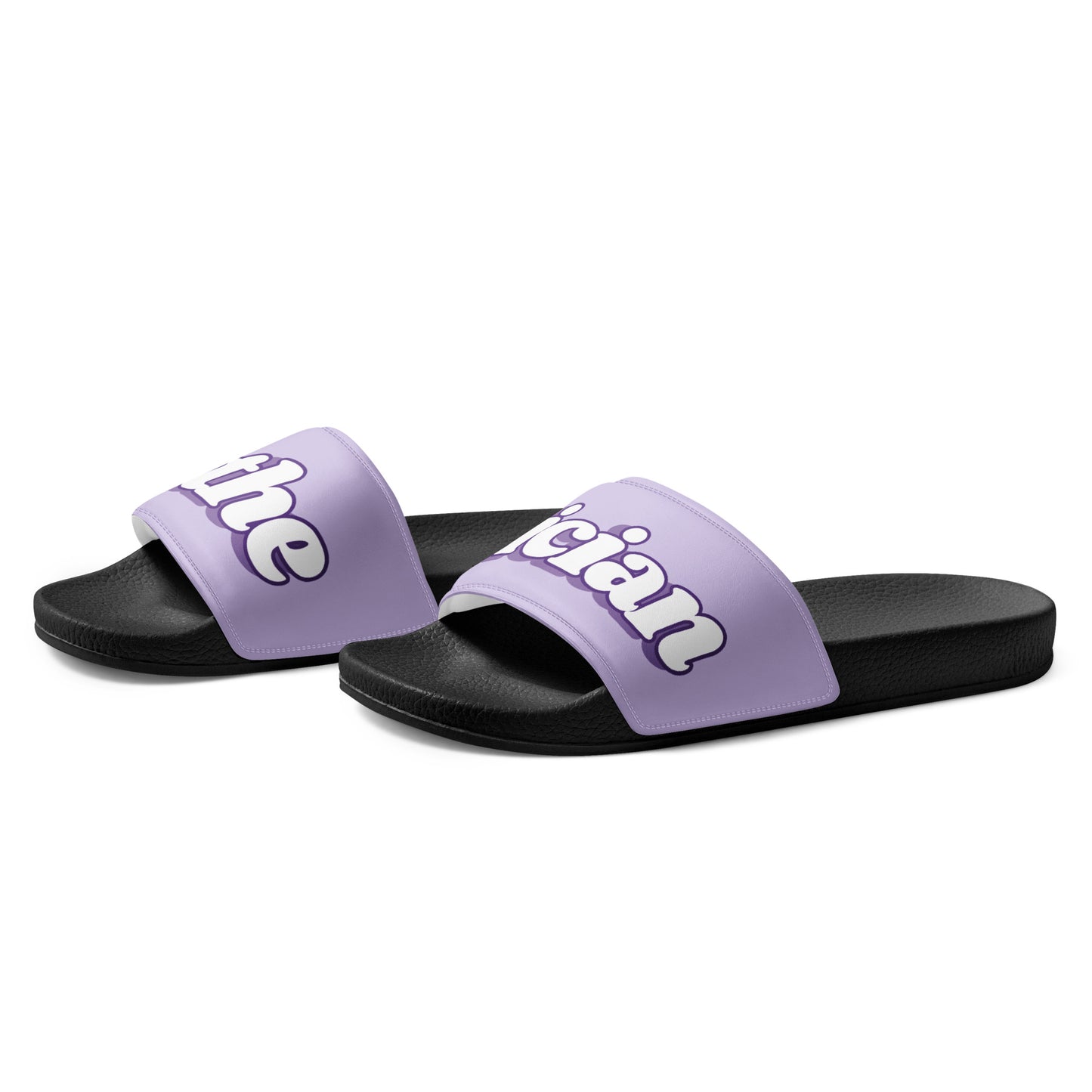 Esthetician Women’s Slides (Purple/Black)