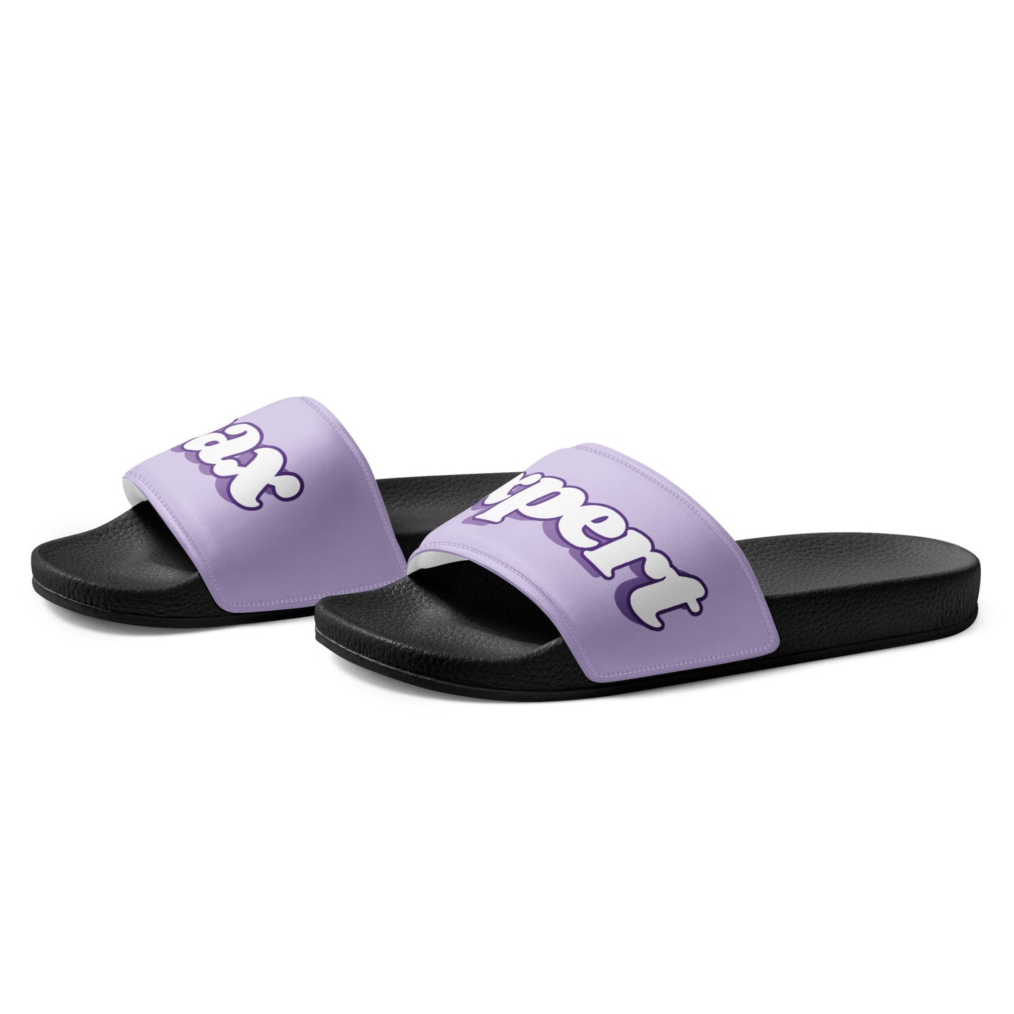 Wax Expert Women's Slides (Lavender/Black)