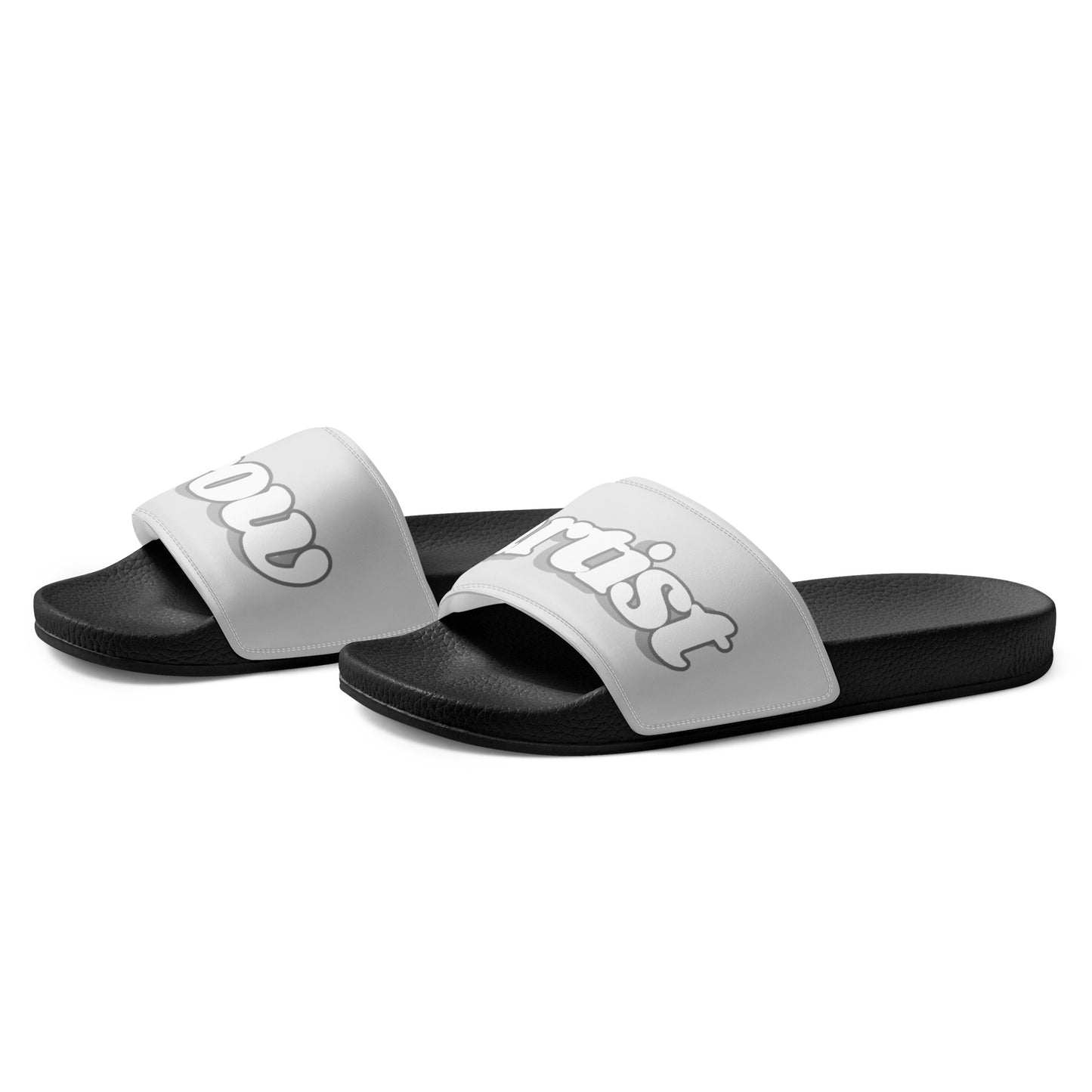 Brow Artist Women's Slides (Grey/Black)