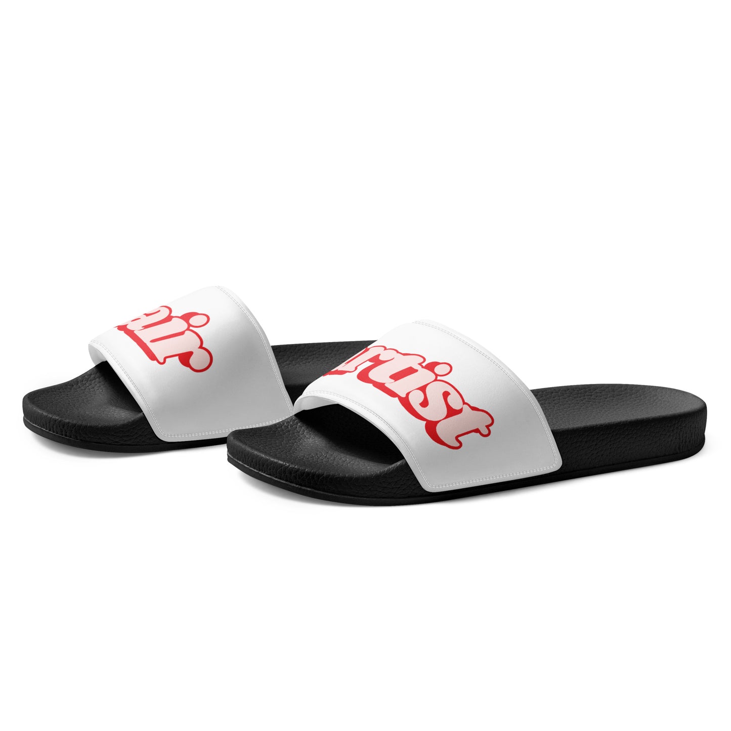 Hair Artist Women's Slides (Red/Black)