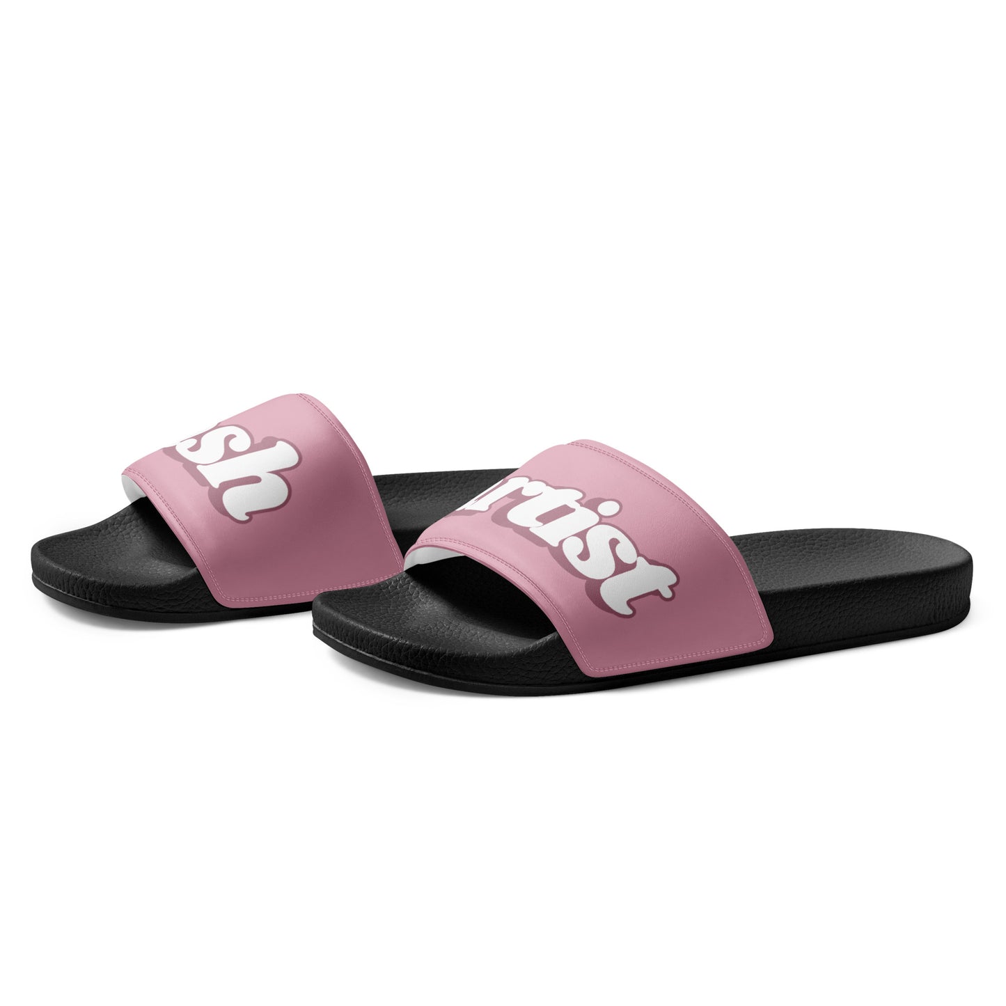 Lash Artist Women's Slides (Mauve/Black)