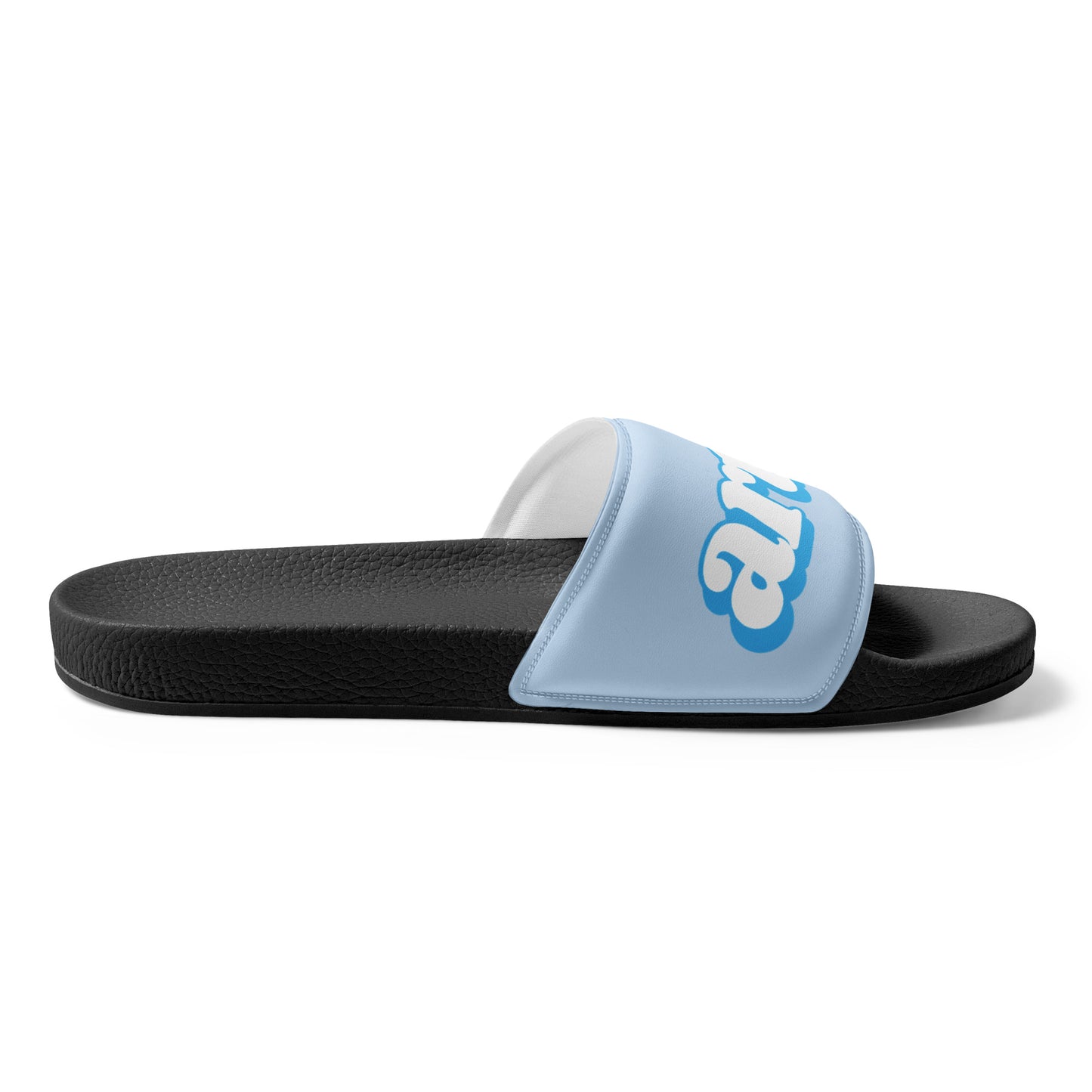 Brow Artist Women's Slides (Baby Blue/Black)