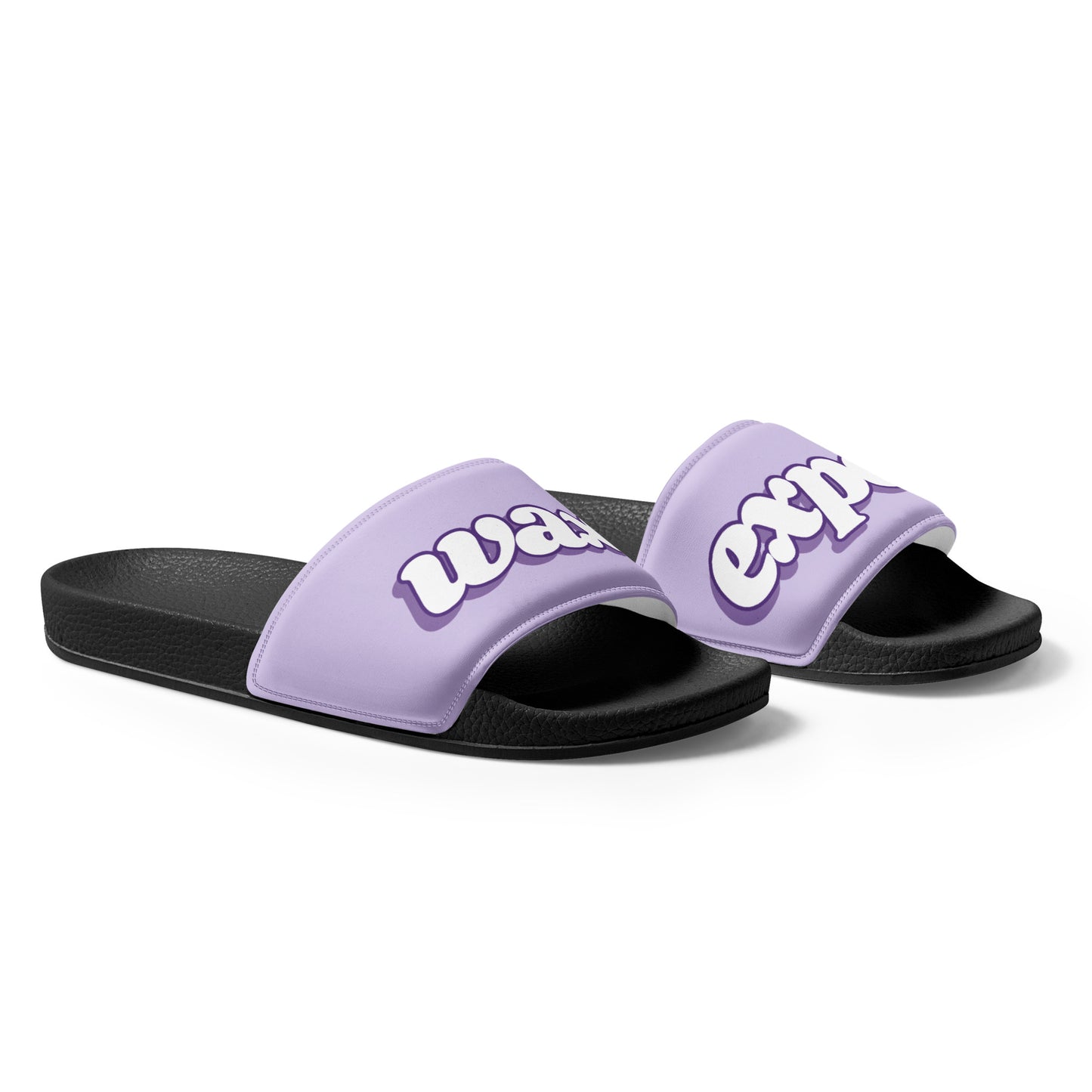 Wax Expert Women's Slides (Lavender/Black)