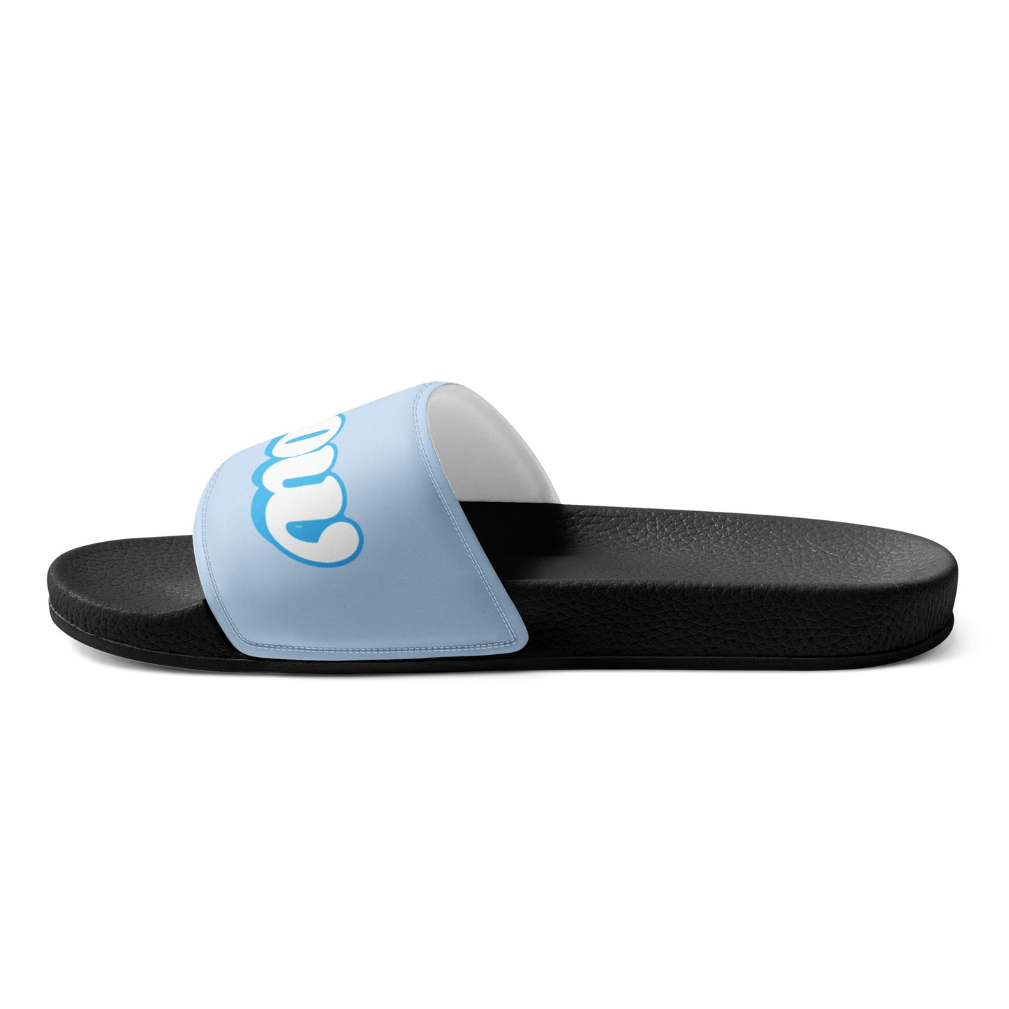 Brow Artist Women's Slides (Baby Blue/Black)